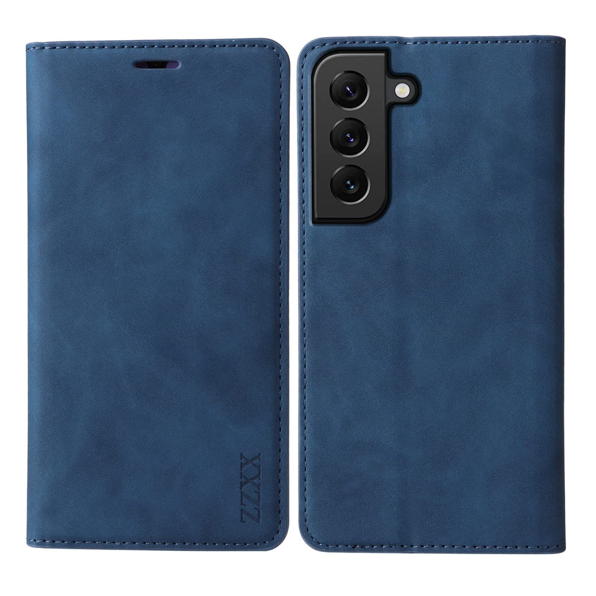 Zzxx Samsung Galaxy S22 Plus Case Wallet With [Rfid Blocking] Card Slot Photo Fram Kickstand Magnetic Soft Leather Flip Fold Cas