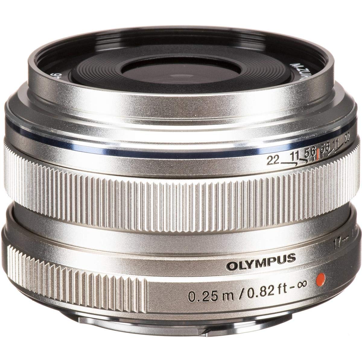 Om System Olympus M.Zuiko Digital 17Mm F1.8 Silver For Micro Four Thirds System Camera, Compact Design, Beautiful Bokeh, Bright