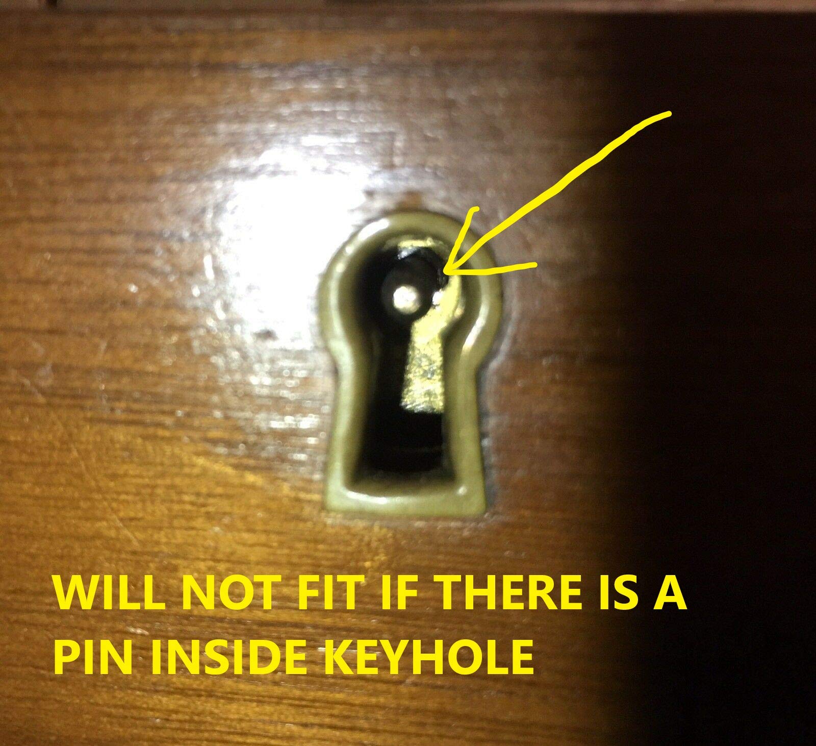 Piano Lock Key For Baldwin Vertical/Upright Pianos