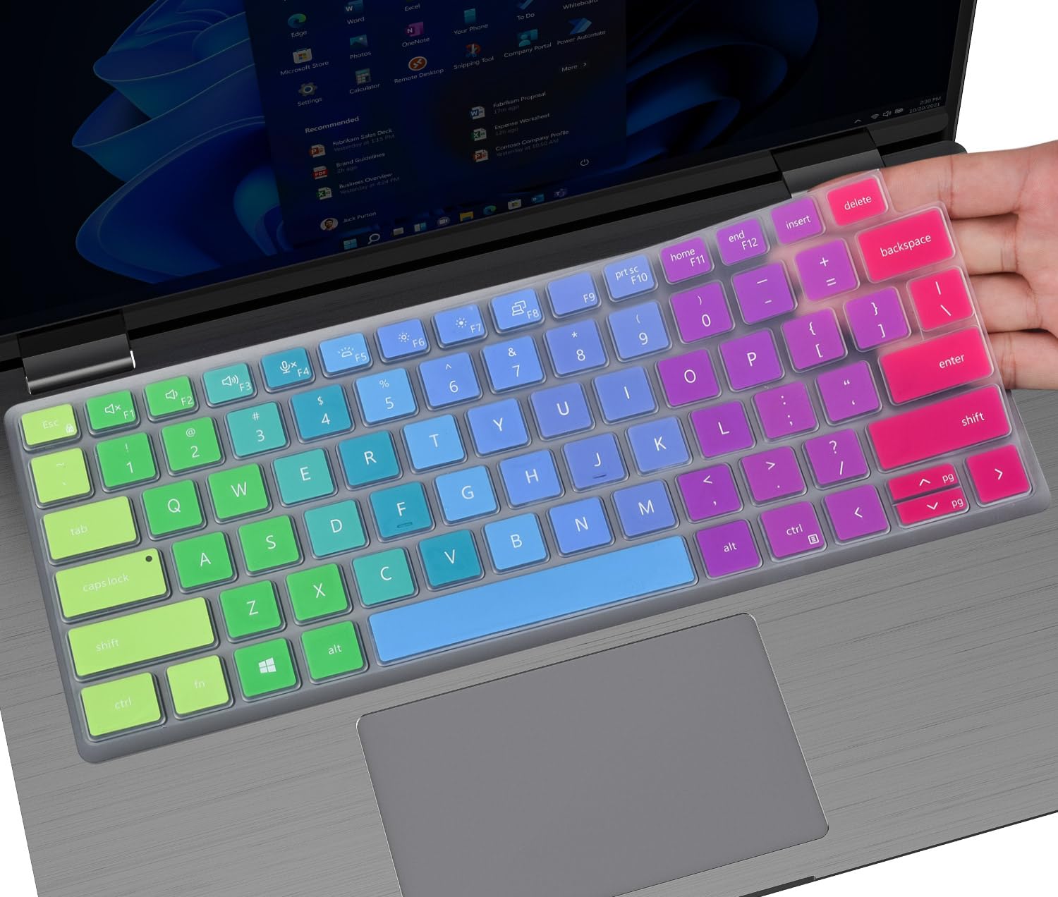 Colorful Keyboard Cover For Dell Latitude 3440 5440 5430 5431 5420 14'', Dell Latitude 7440 7430 7420 7410 14'', Dell Latitude 1