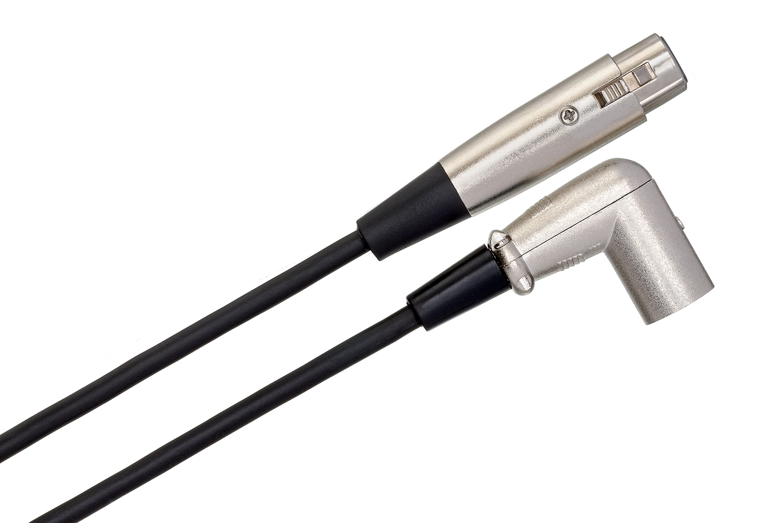Hosa Xrr-125 Balanced Interconnect Cable With Angled Xlr Male End - 25 Foot