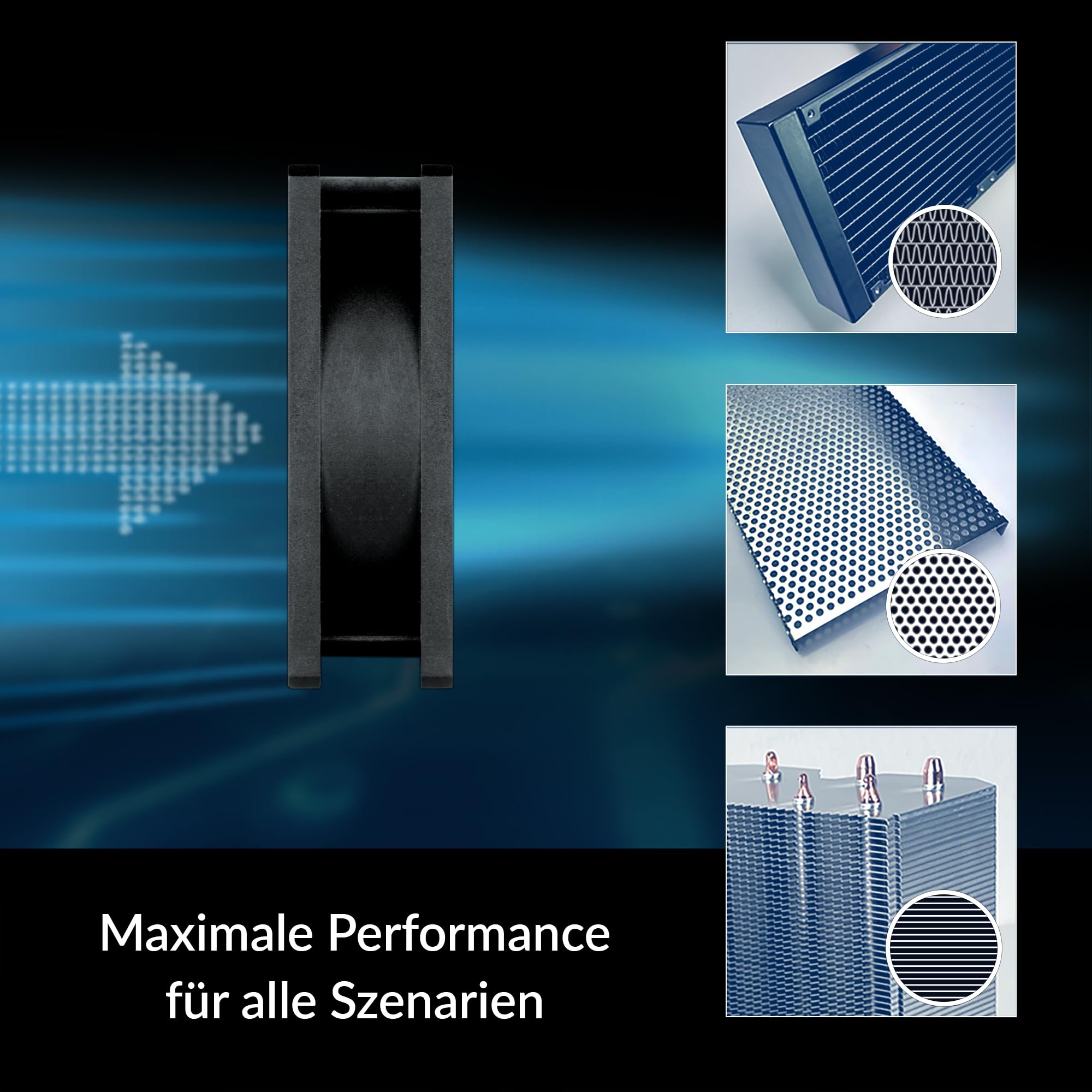 Arctic P8 Max   Pc Fan, High Performance 80Mm Case Fan, Server Fan, Pwm Controlled 500 5000 Rpm, Optimised For Static Pressure,