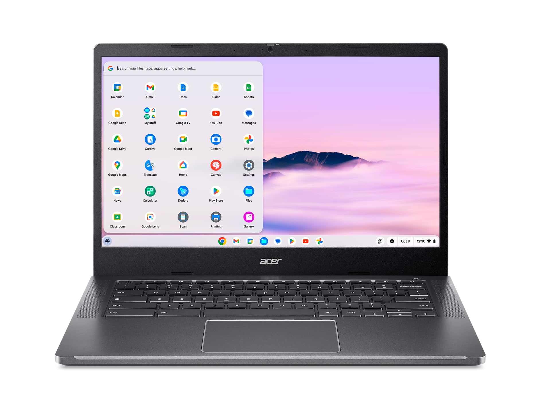 Acer Chromebook Plus 514 Laptop With Google Ai   14'' Full Hd 1920 X 1080 Ips Touch Display | Intel Core I3 N305 | 8Gb Lpddr5 |