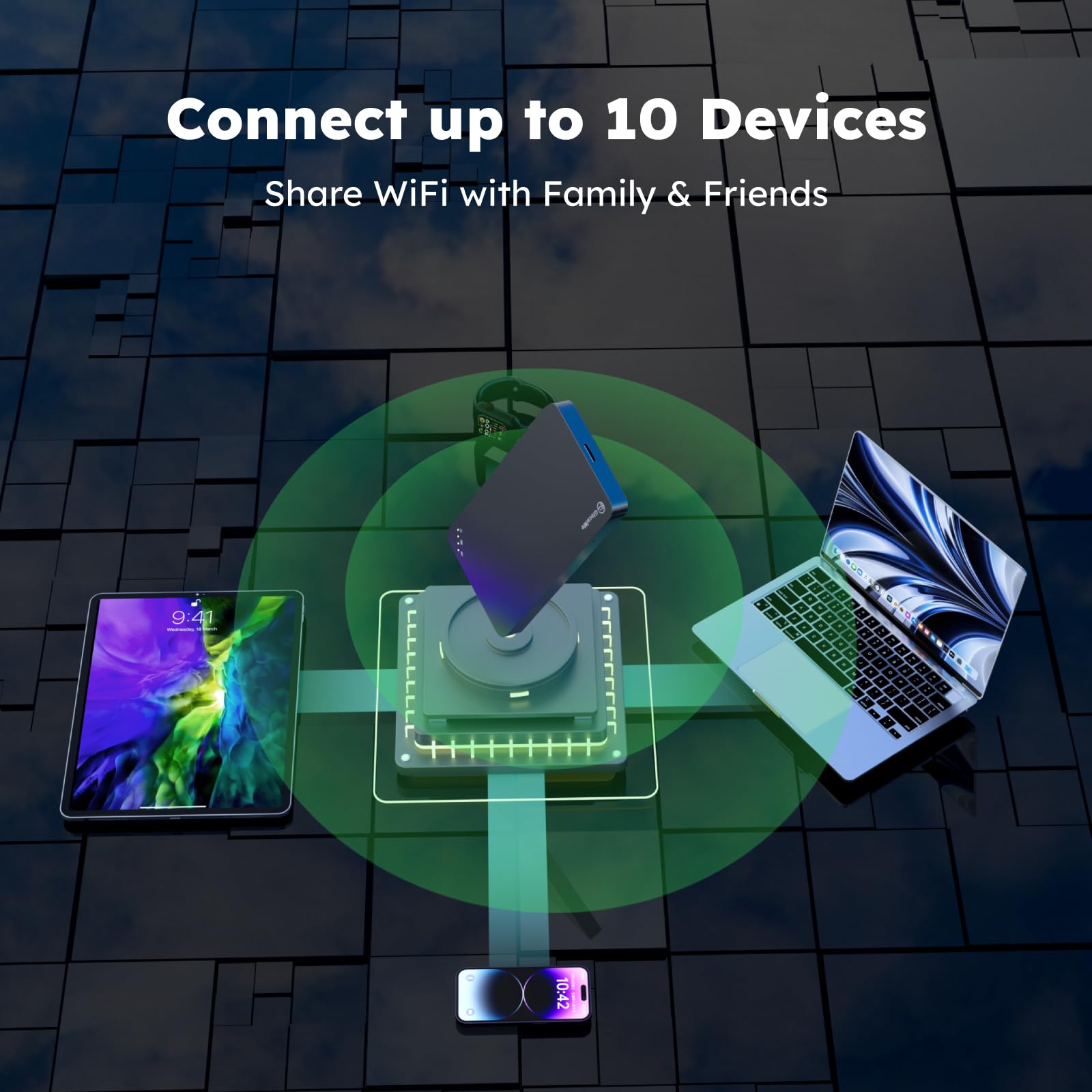 Glocalme U3 Mobile Hotspot Device With Us 30Gb Data 60 Days, Wireless Portable Wifi For Local Global Travel In 200+ Countries, N