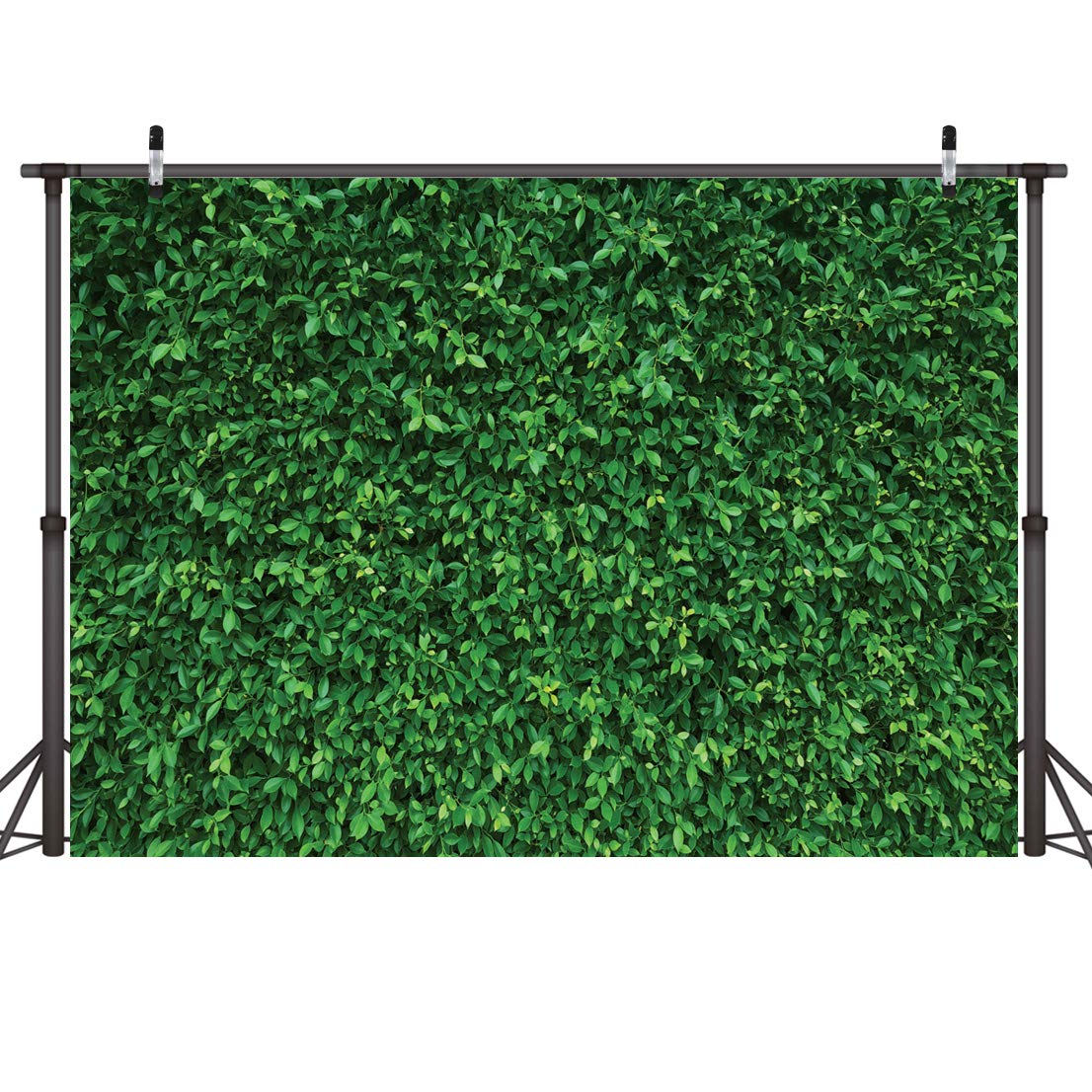 Lywygg 7X5Ft Green Leaves Photography Backdrops Nature Backdrop Birthday Background For Birthday Party Seamless Photo Booth Prop Backdrop Cp 87