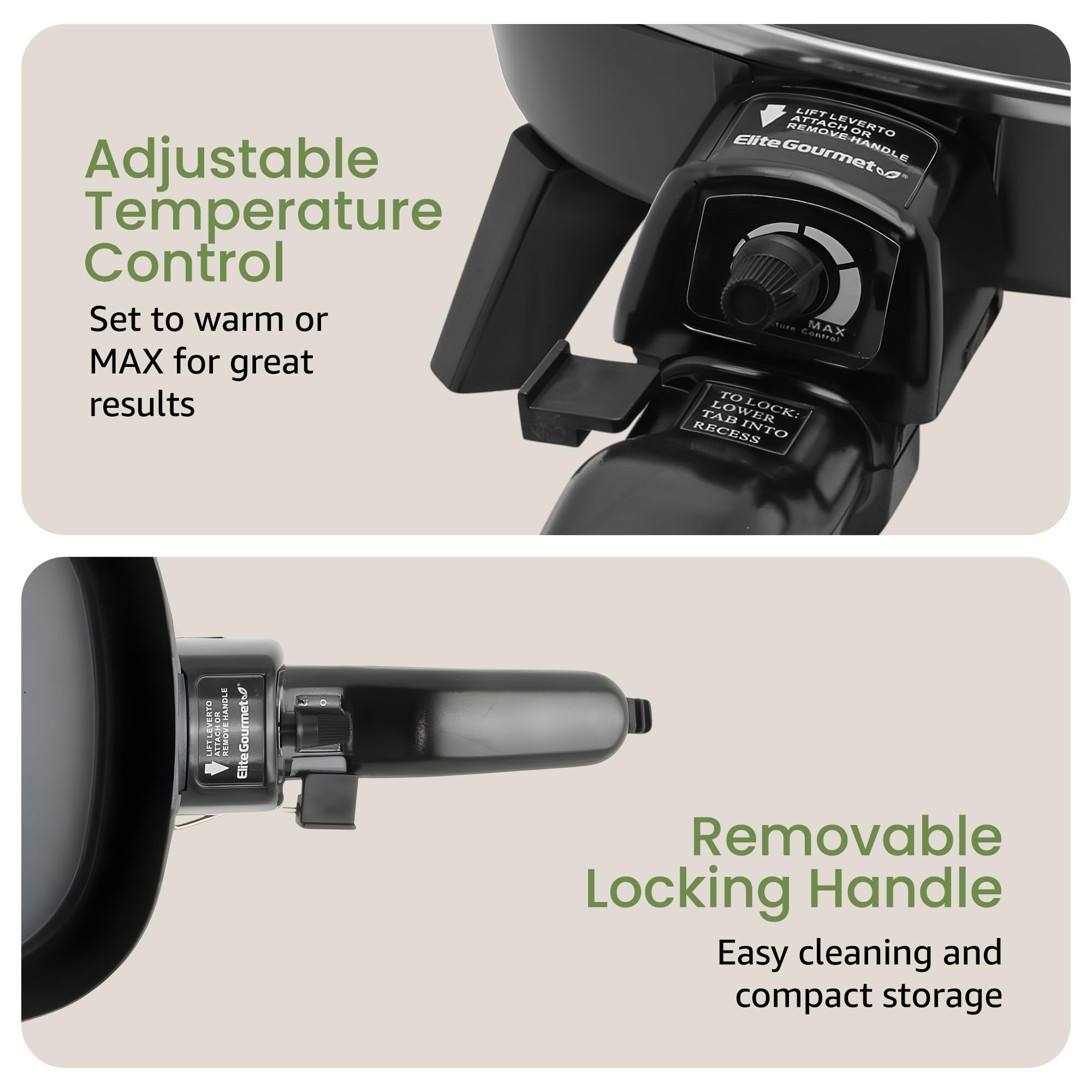 Elite Gourmet Efs 400 Personal Stir Fry Griddle Pan, Rapid Heat Up, 600 Watts Non Stick Electric Skillet With Tempered Glass Lid, Size 7' X 7'