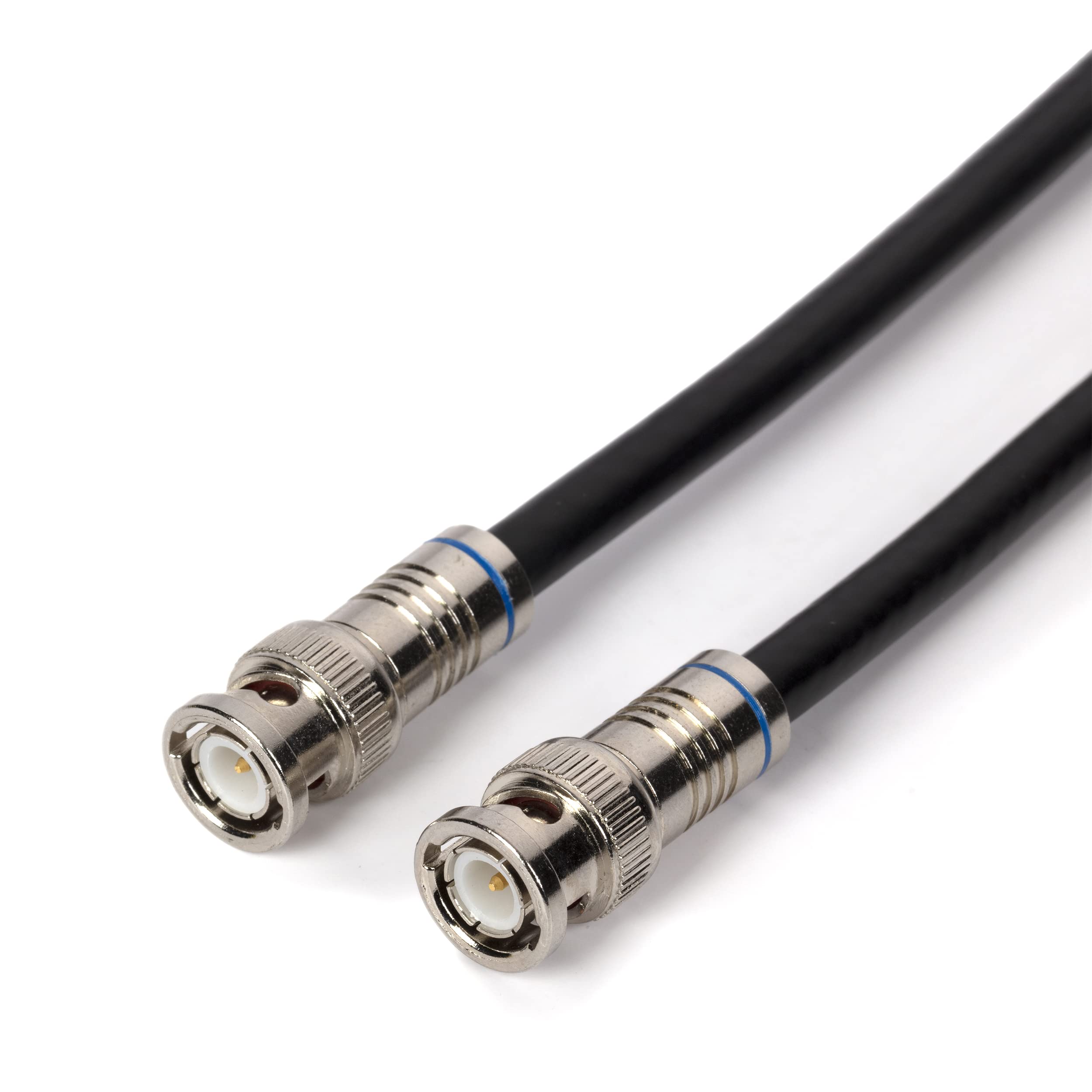 The Cimple Co Bnc Cable, Black Rg6 Hd Sdi And Sdi Cable (With Two Male Bnc Connections)   75 Ohm, Professional Grade, Low Loss C