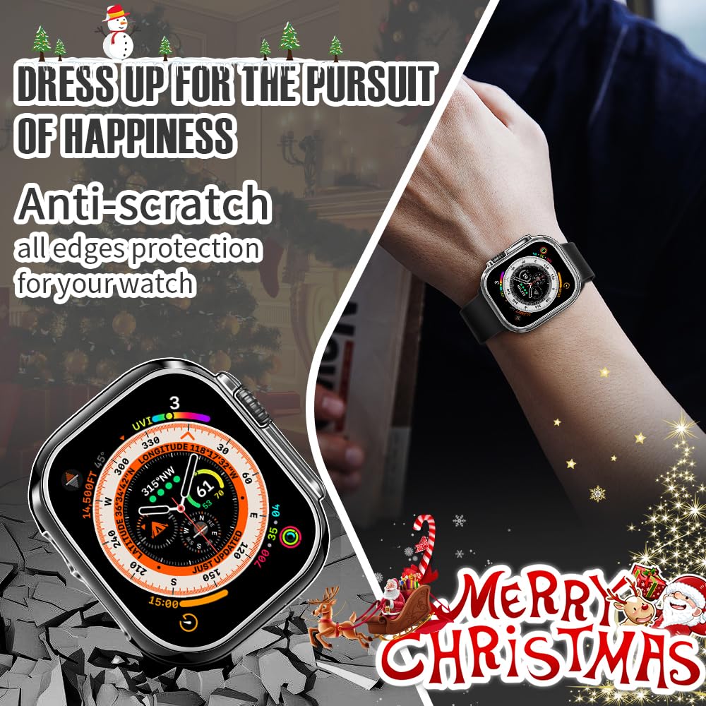 Top4Cus 49Mm Cover Environmental Soft Flexible Tpu Anti Scratch Lightweight Protective 49Mm Iwatch Case Compatible With Apple Wa