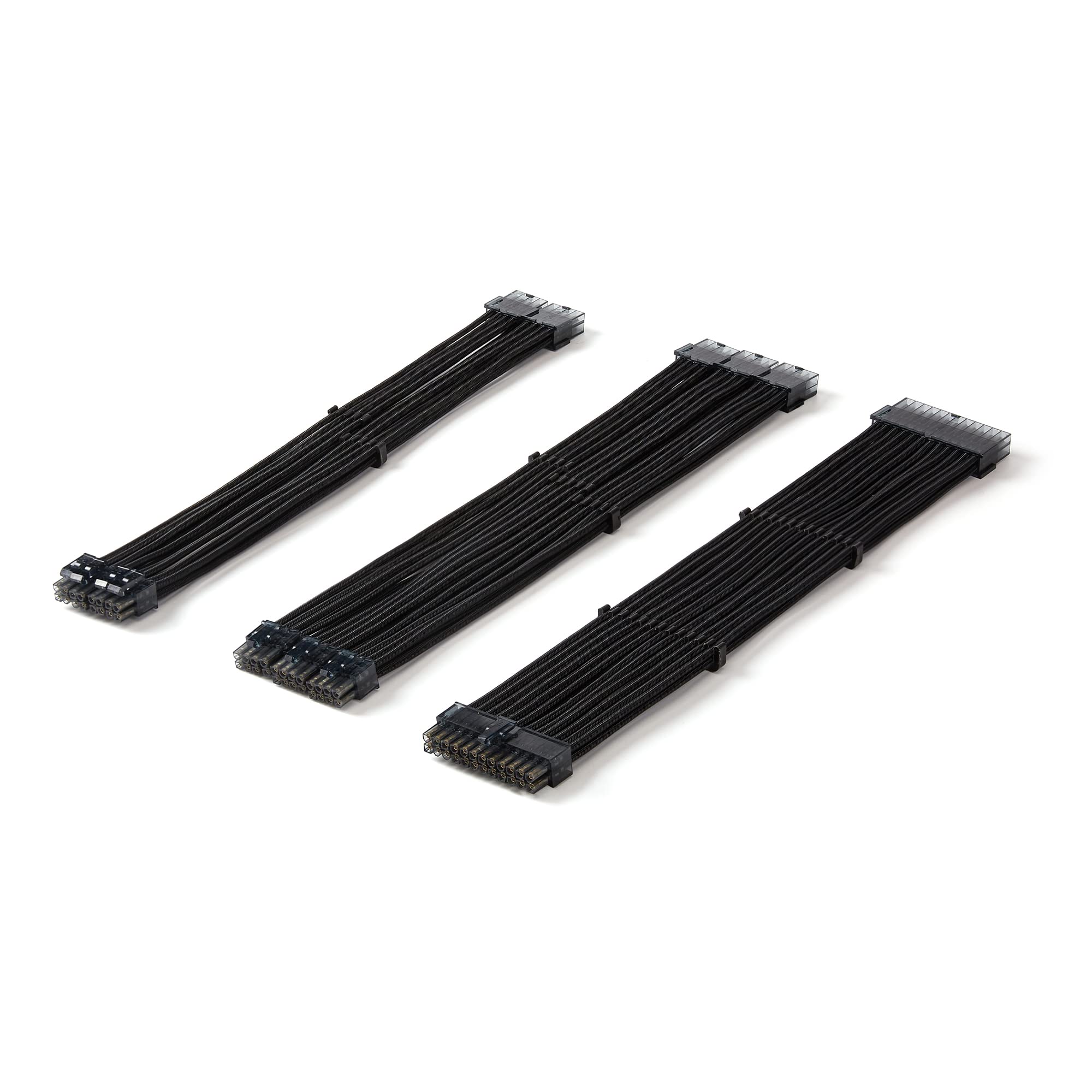 Formulamod Sleeve Extension Power Supply Cable Kit 18Awg Atx 24P+ (2) Eps 8 P+(3) Pci E8 P With Combs For Psu To Motherboard/Gpu