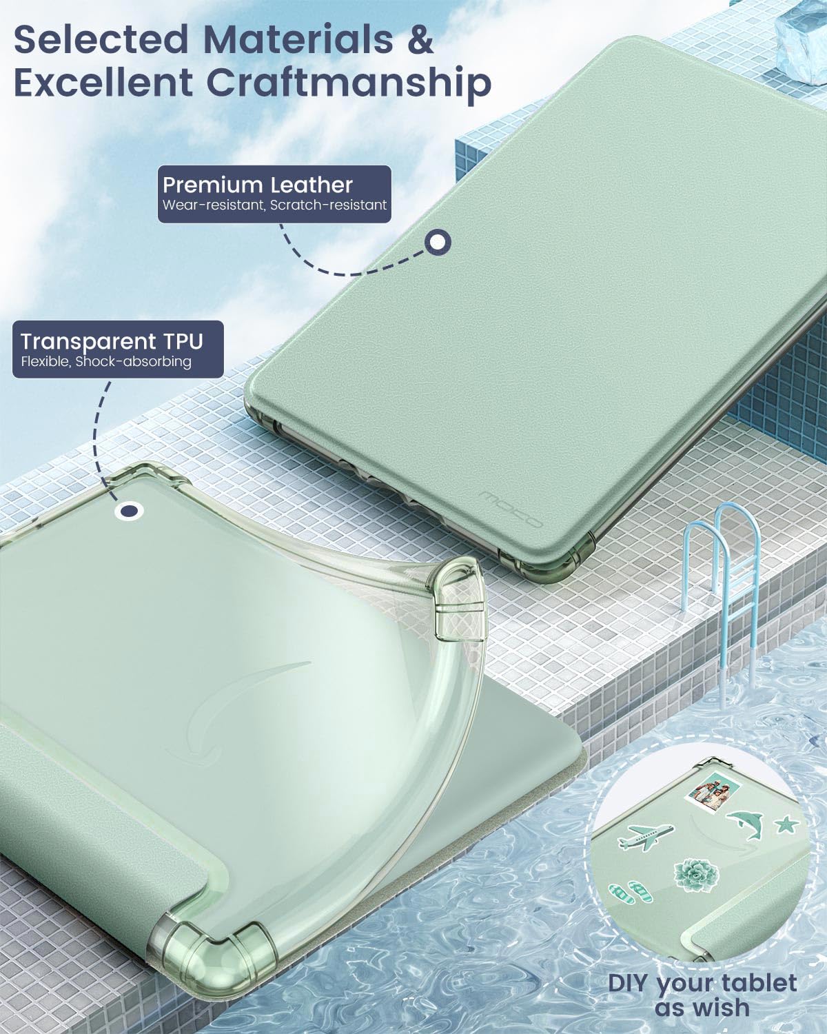 Moko Case For 6.8'' Kindle Paperwhite 11Th Generation 2021 & Kindle Paperwhite Signature Edition, Ultra Clear Soft Flexible Tran