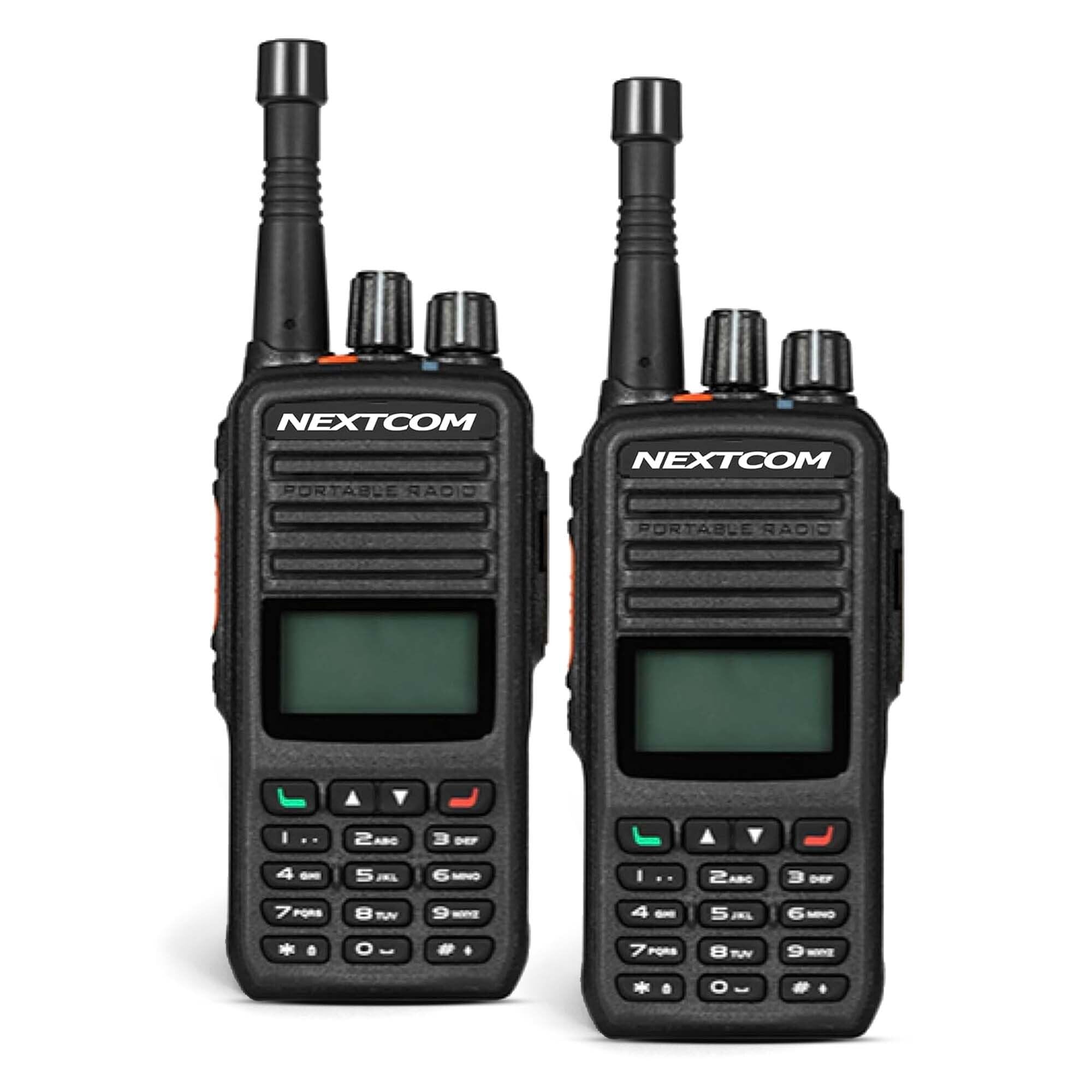 Nextcom Nxt60 Long Distance 4G Lte Walkie Talkies (2 Pack) | Usa Coverage, Wi Fi, Gps Enabled | Business Two Way Radios With Voi