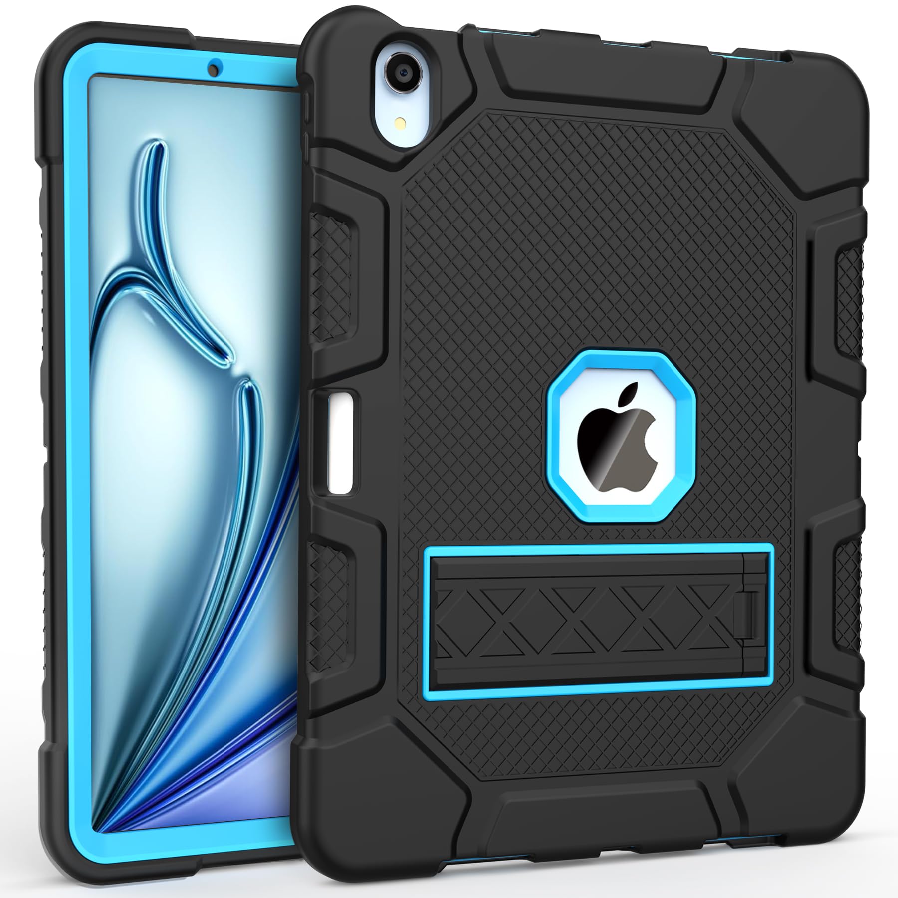 Rantice Case For Ipad Air 11 Inch M2 (2024) / Ipad Air 5Th / 4Th Gen 10.9 Inch, Hybrid Shockproof Rugged Drop Protective Case Wi