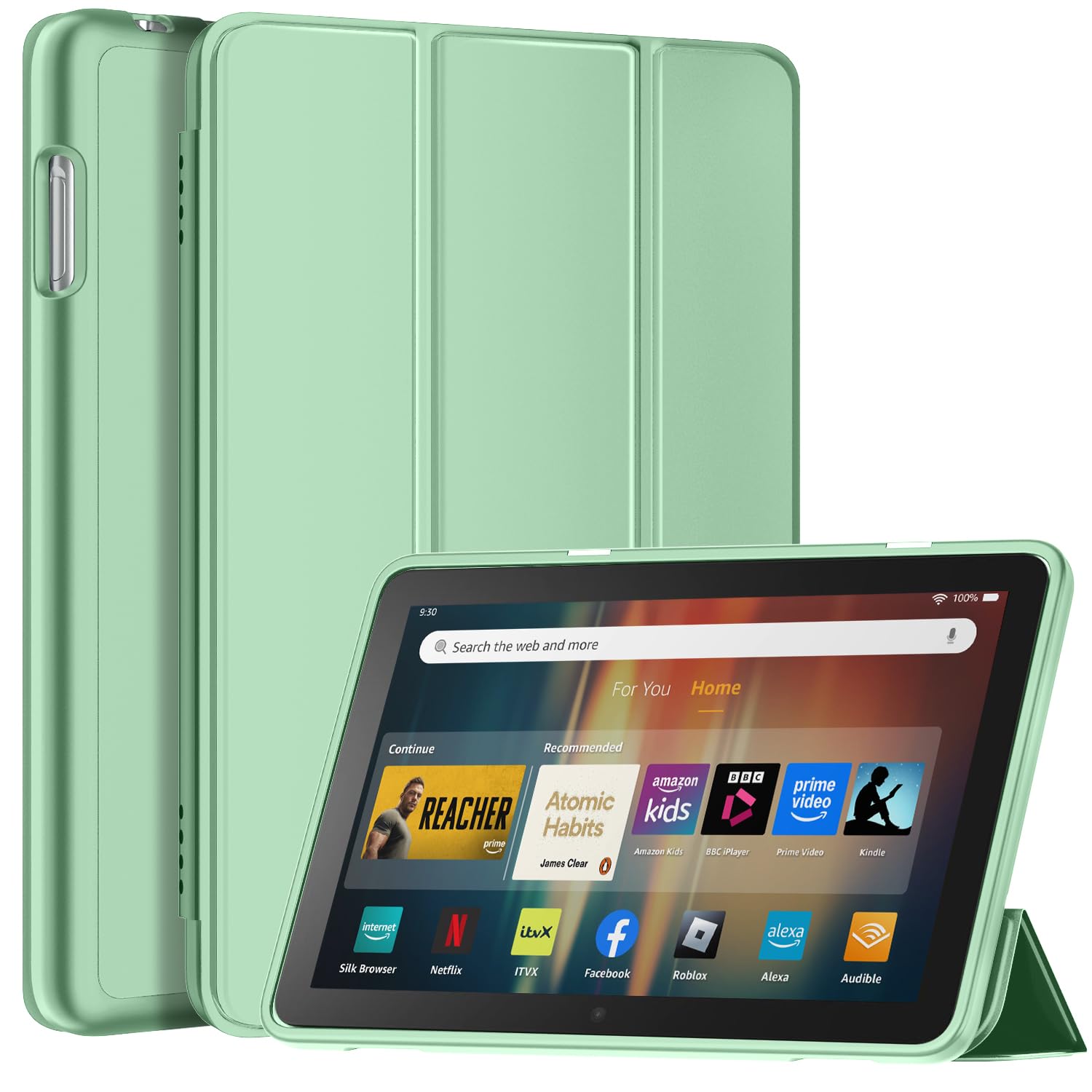 DJ&RPPQ Suitable for Sony Tabler Dual Angle DJ&RPPQ Lightweight Trifold Stand,Matcha Green