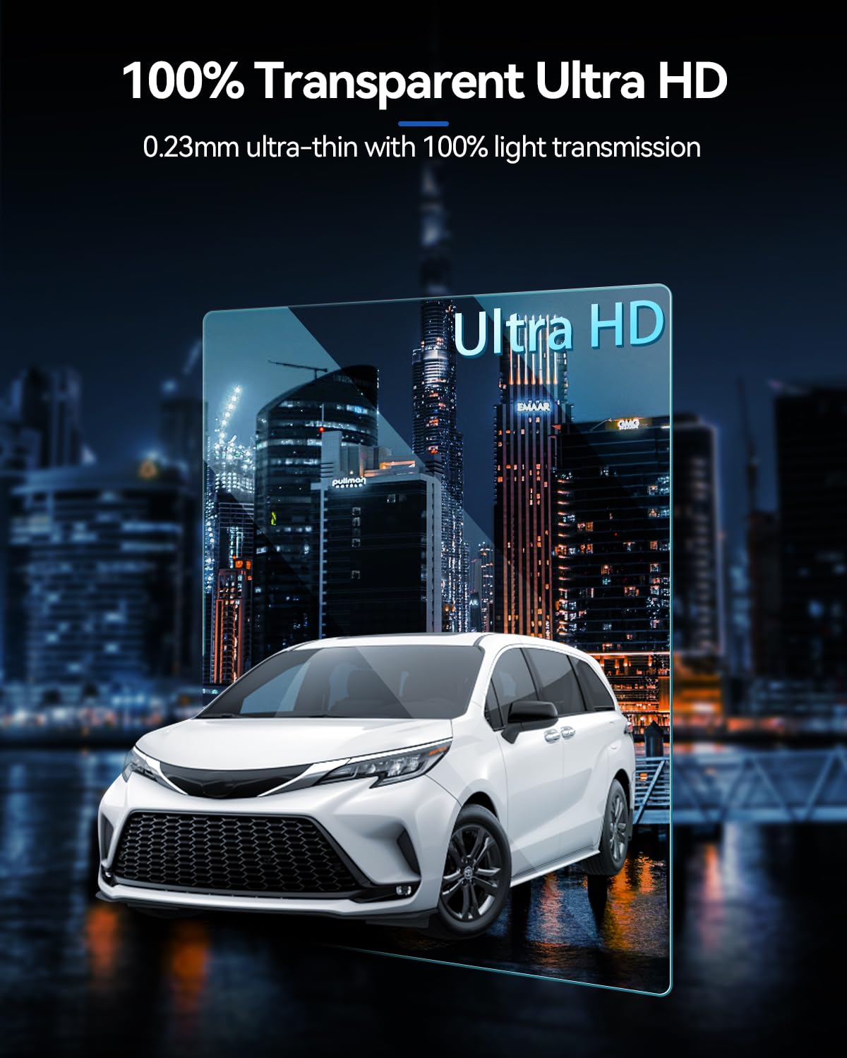 Lantu 2Pcs Car Screen Protector For 2021 2022 2023 Toyota Sienna Xl40 Accessories Navigation Nano Touchscreen Protector Film Hd