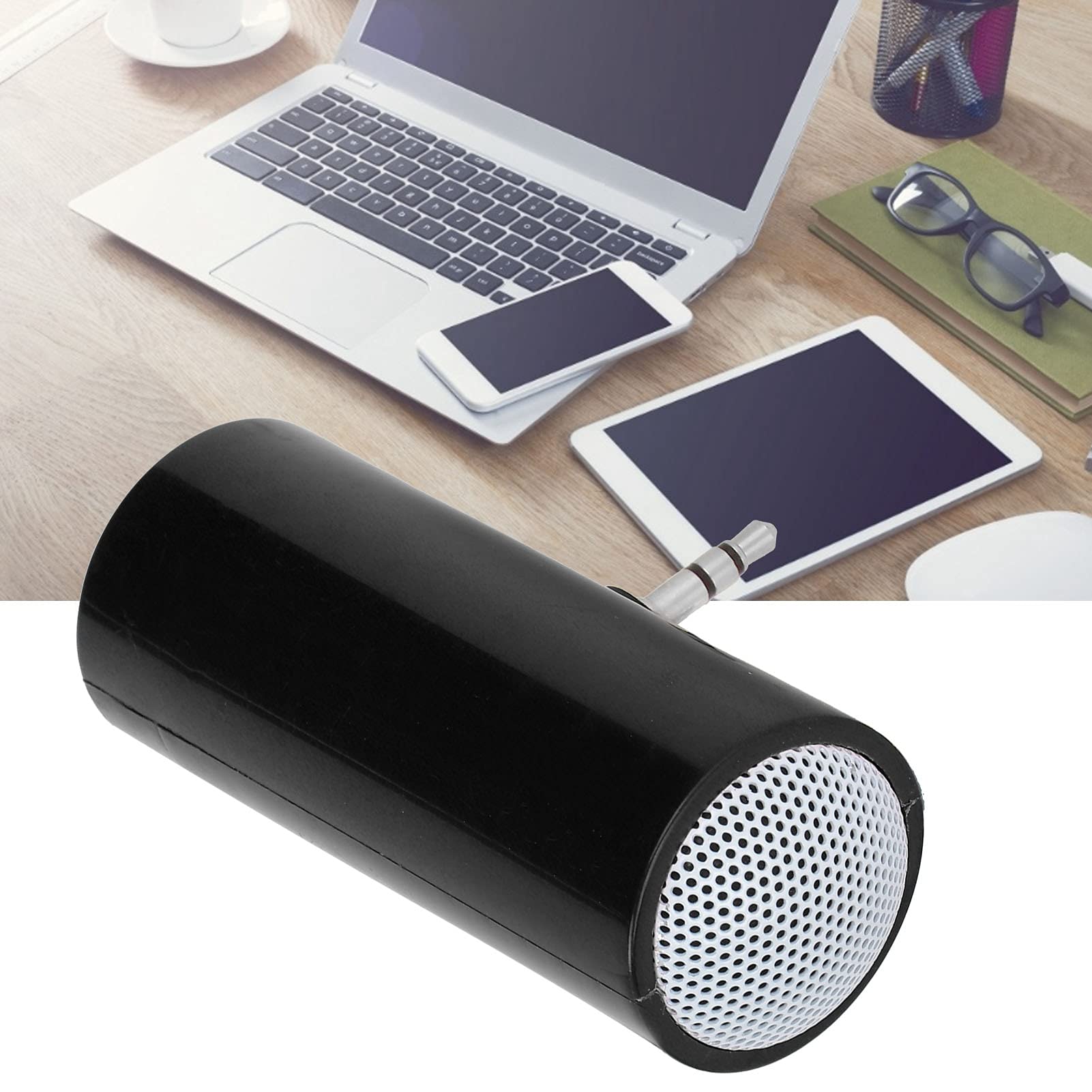 Syh&Aqye Portable Mini Stereo Speaker, Wireless Plug In To Music, Watch Movies, Play Games, For Smart Phones, Tablets, Laptops,