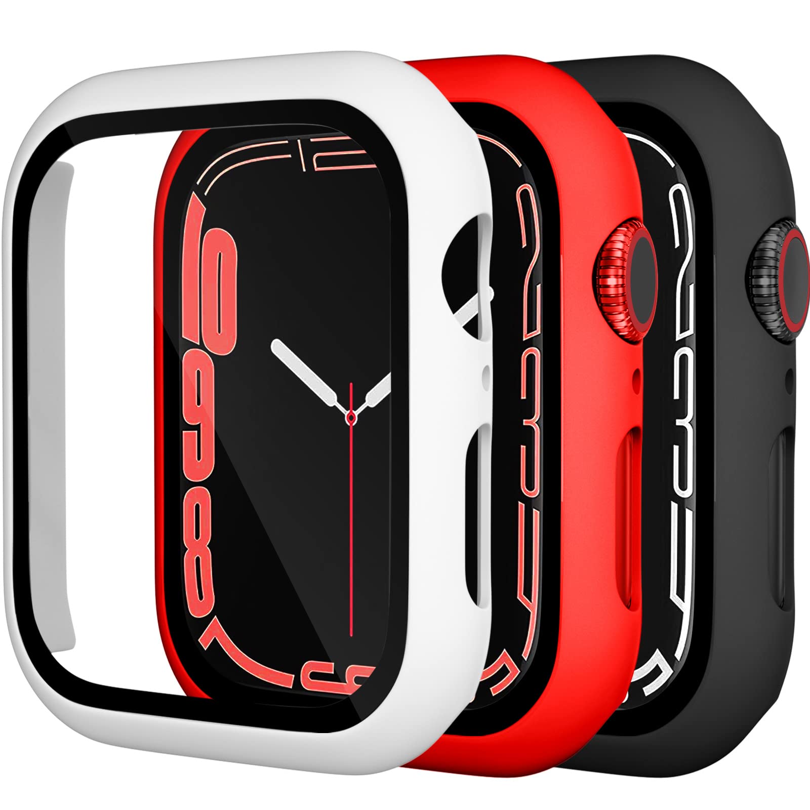 Charlam Compatible With 46Mm Apple Watch Case, Apple Watch Series 10 Case Cover 46Mm Wtih Touch Sensitive Screen Protector, 3 Pa