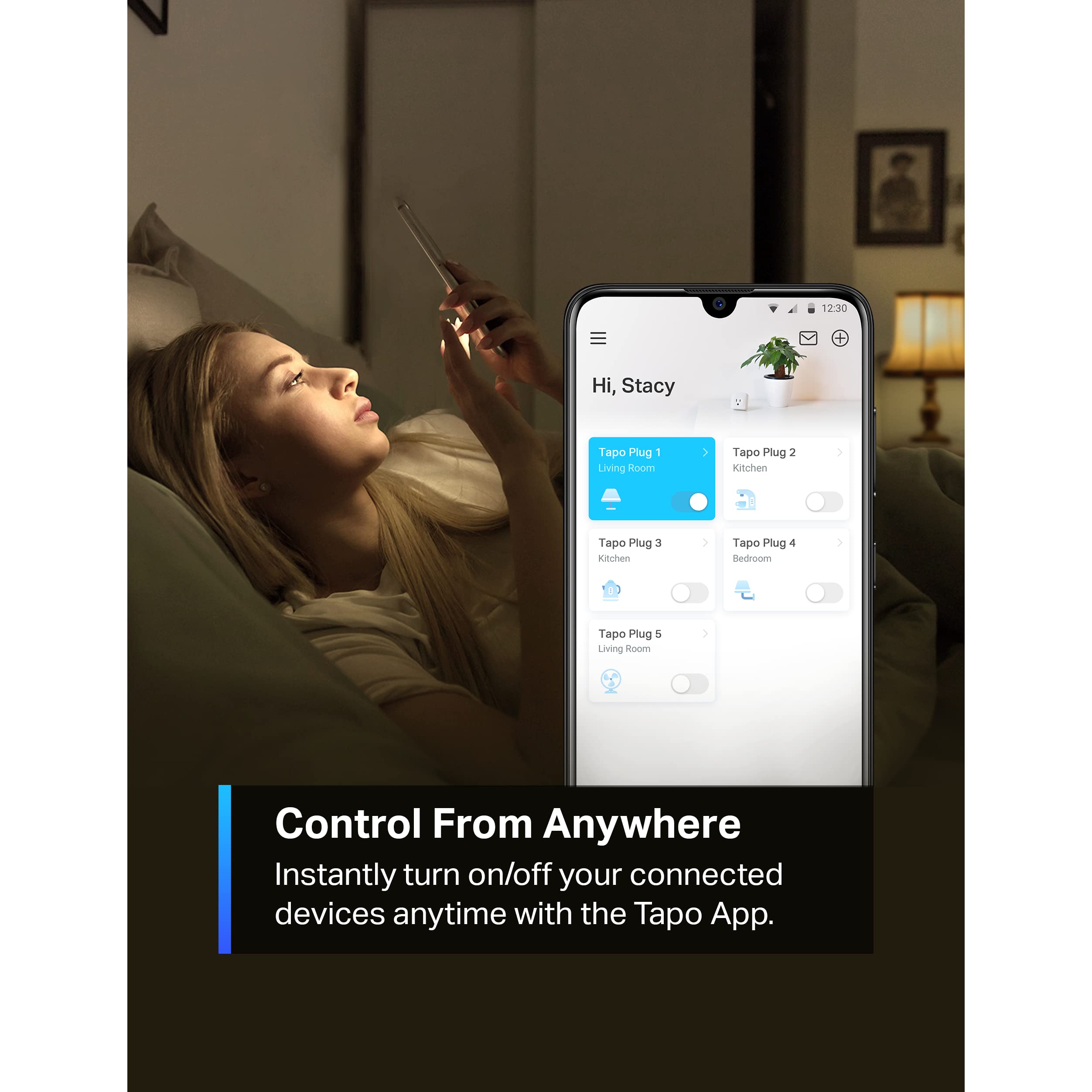 Tp Link Tapo Smart Plug Mini 15A, Smart Home Wi Fi Plug, Super Easy Setup, Compatible With Alexa & Google Home, No Hub Required,