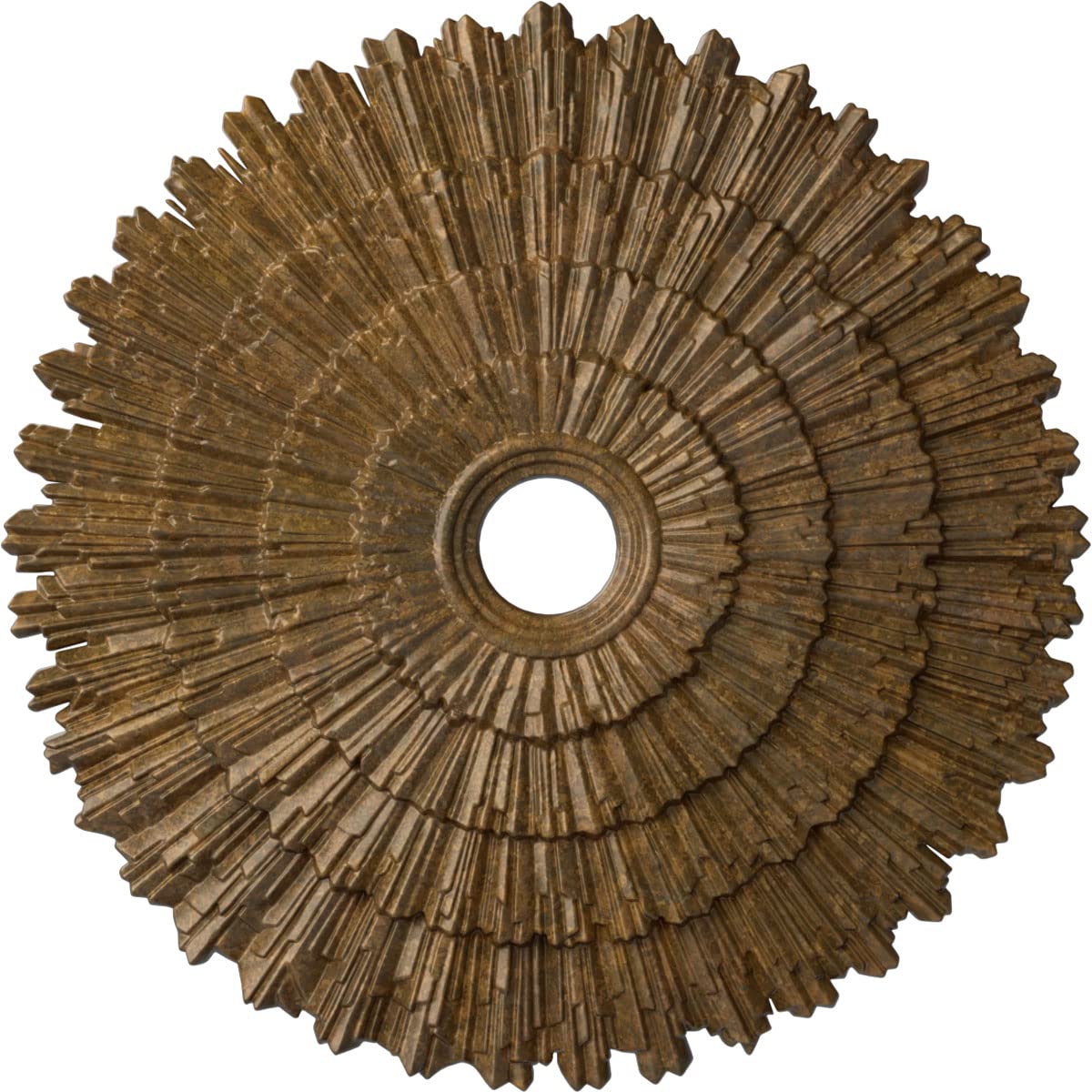 Ekena Millwork CM24ENRZS Eryn Ceiling Medallion, Rubbed Bronze, 24-3/4 x 3-1/4 x 1-7/8