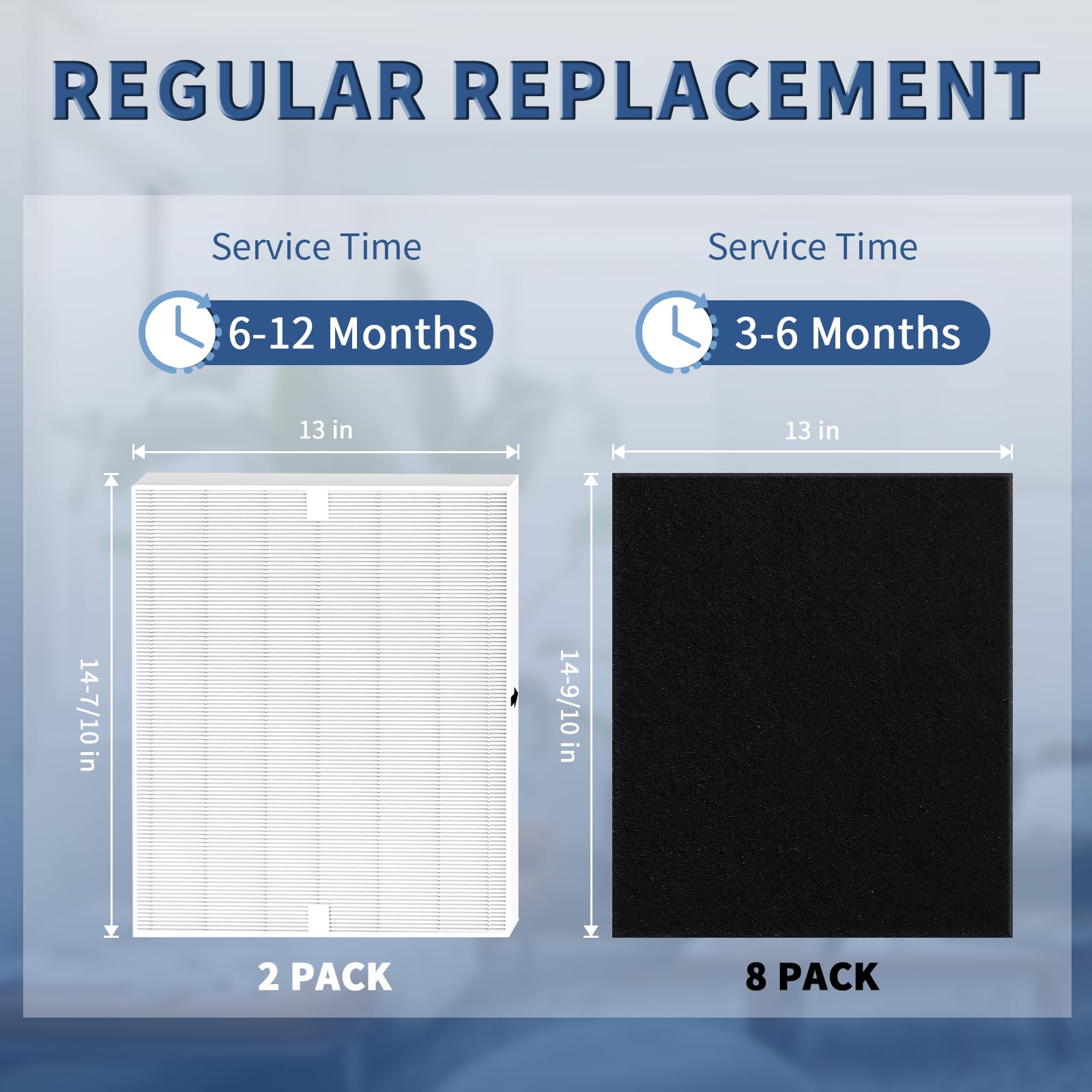 Ap 1512Hh Replacement Filter For Coway Airmega Ap 1512Hh And Airmega 200M Series Air Purifiers, Funmit 2 True Hepa Filter And 8