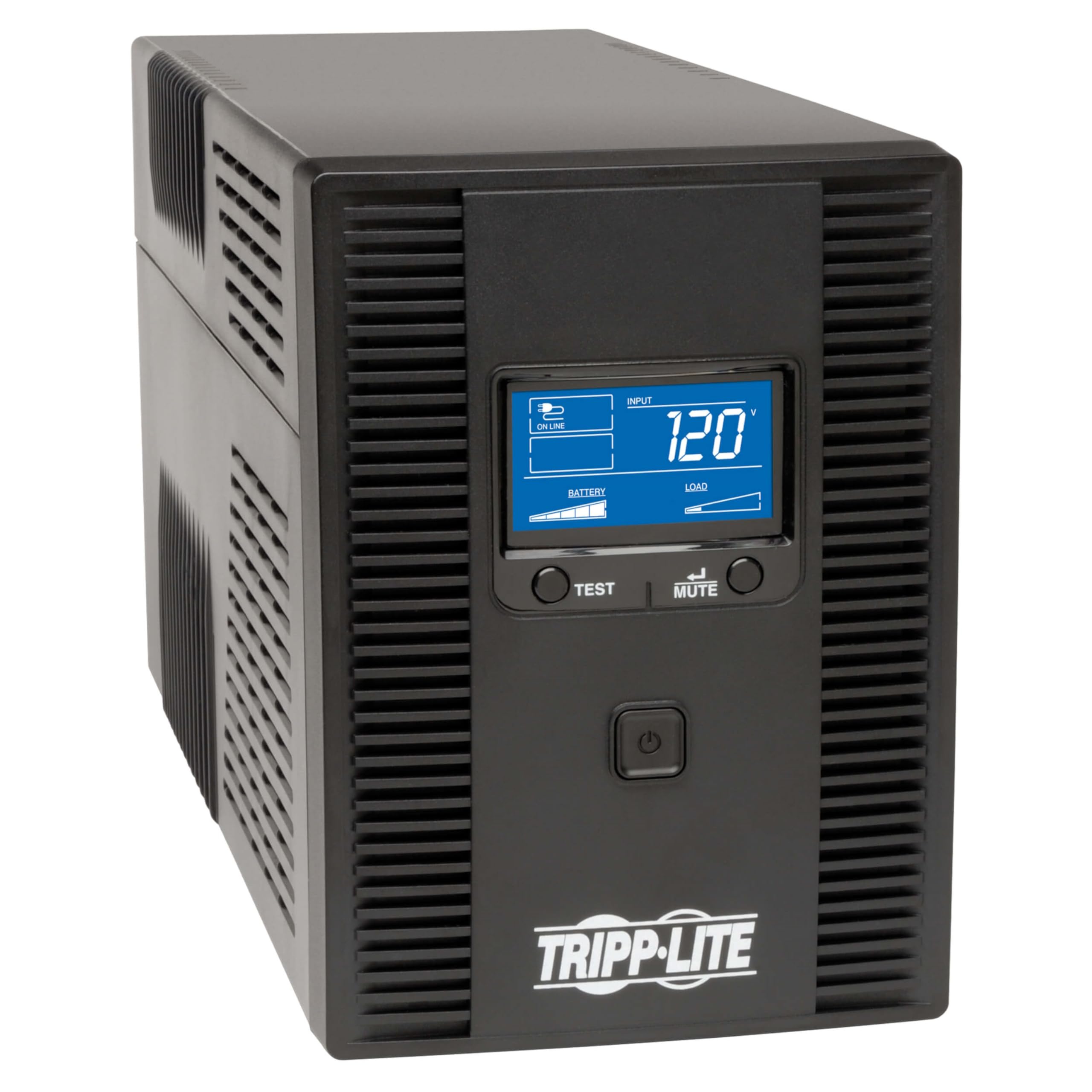Tripp Lite SMART1300LCDT 1300VA UPS Battery Backup, AVR, LCD Display, 8 Outlets, 120V, 720W, Tel & Coax Protection, USB, 3 Year 