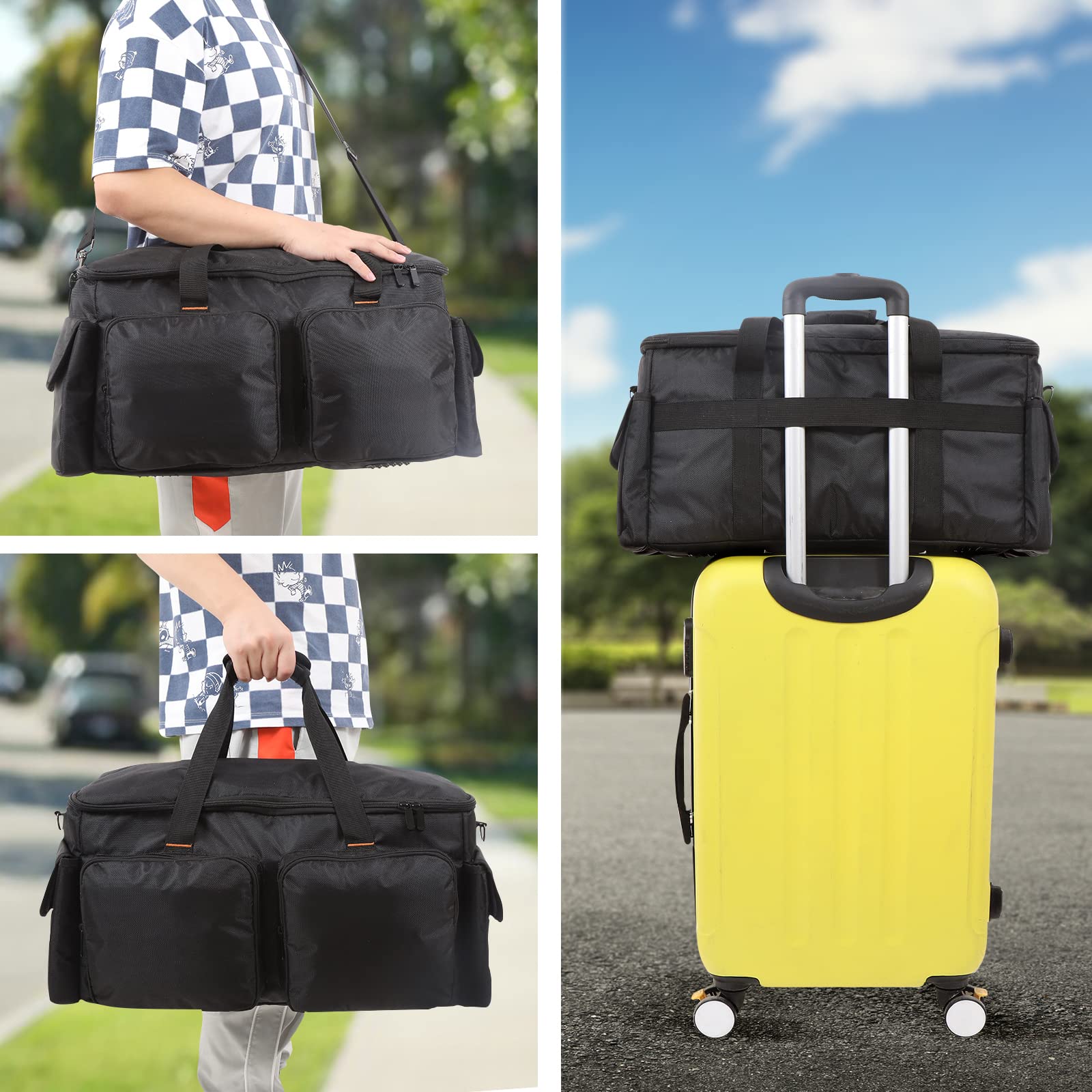 Gig Bag, Dj Gig Bag, Musicians Equipment Case, Music Cable Organizer, Musical Equipment Gear, Wire File Management For Cords, Ac