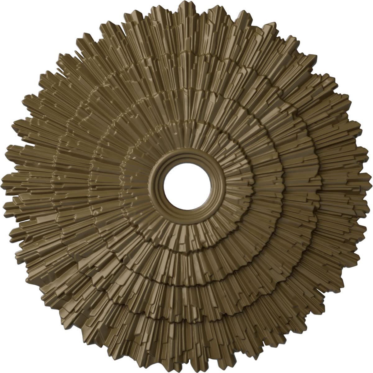 Ekena Millwork CM24ENMMF 24-3/4 x 3-1/4 x 1-7/8 Eryn Ceiling Medallion, Mississippi Mud