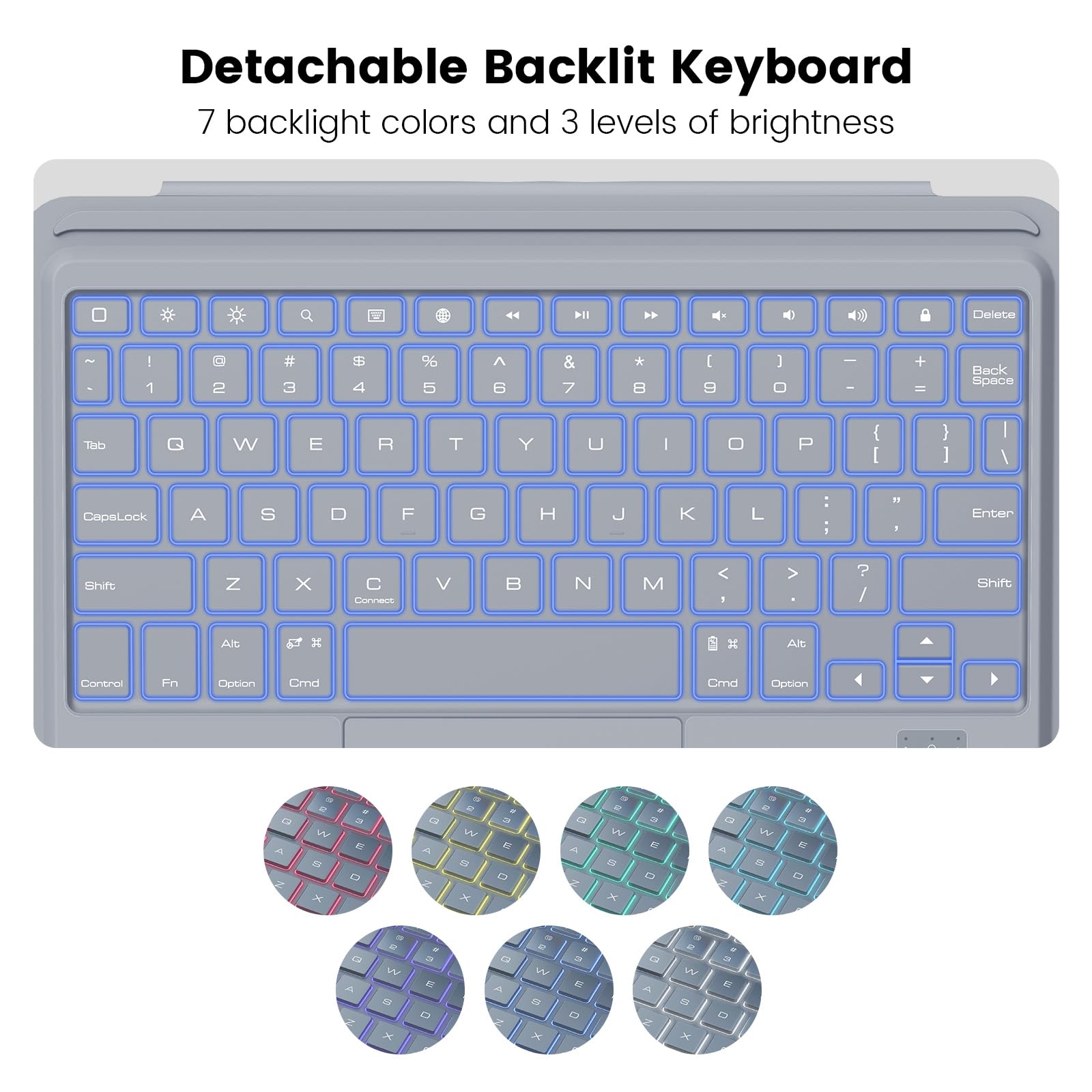 Nillkin Keyboard Case For Ipad Air 11 Inch M2 2024 & Ipad Pro 11(1St/2Nd/3Rd/4Th Gen), Ipad Air 5Th&4Th Generation Case With Key