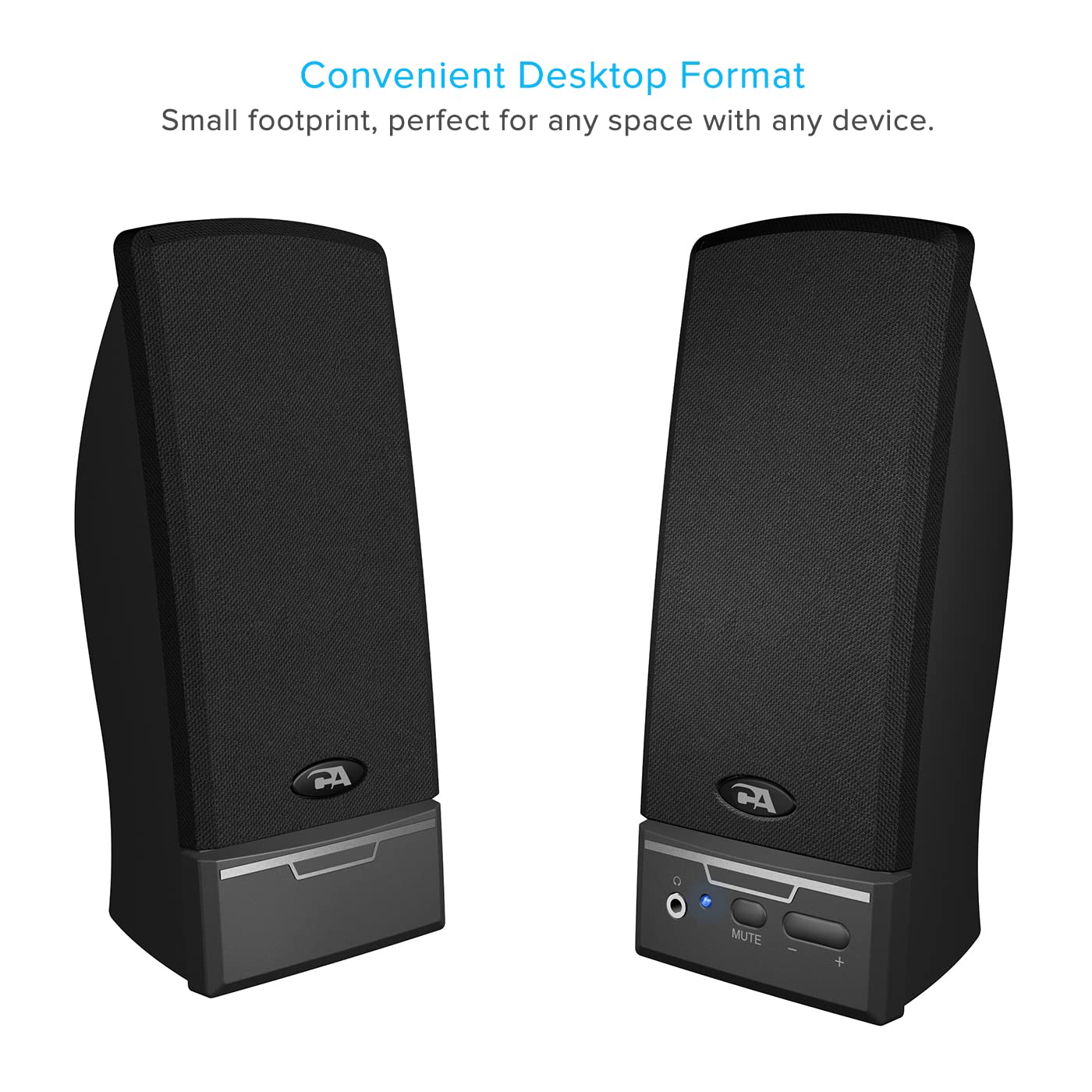 Cyber Acoustics Usb 2.0 Speaker (Ca 2014Usb)      Usb Powered 2.0 Desktop Computer Speakers, Usb C Or Usb A Compatible