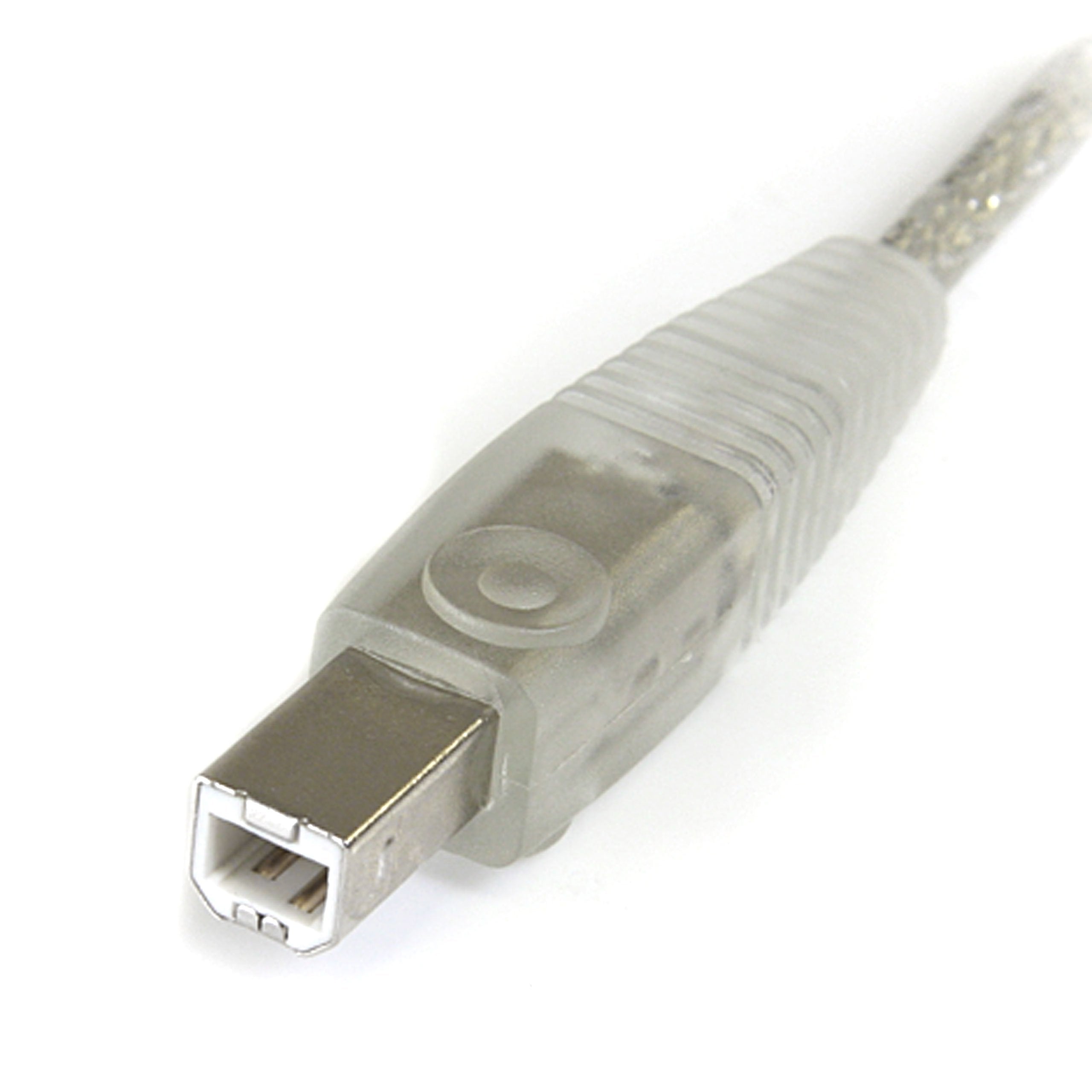 Startech.Com 10 Ft Transparent Usb 2.0 Cable   A To B   Usb Cable   Usb (M) To Usb Type B (M)   Usb 2.0   10 Ft   Molded   Trans