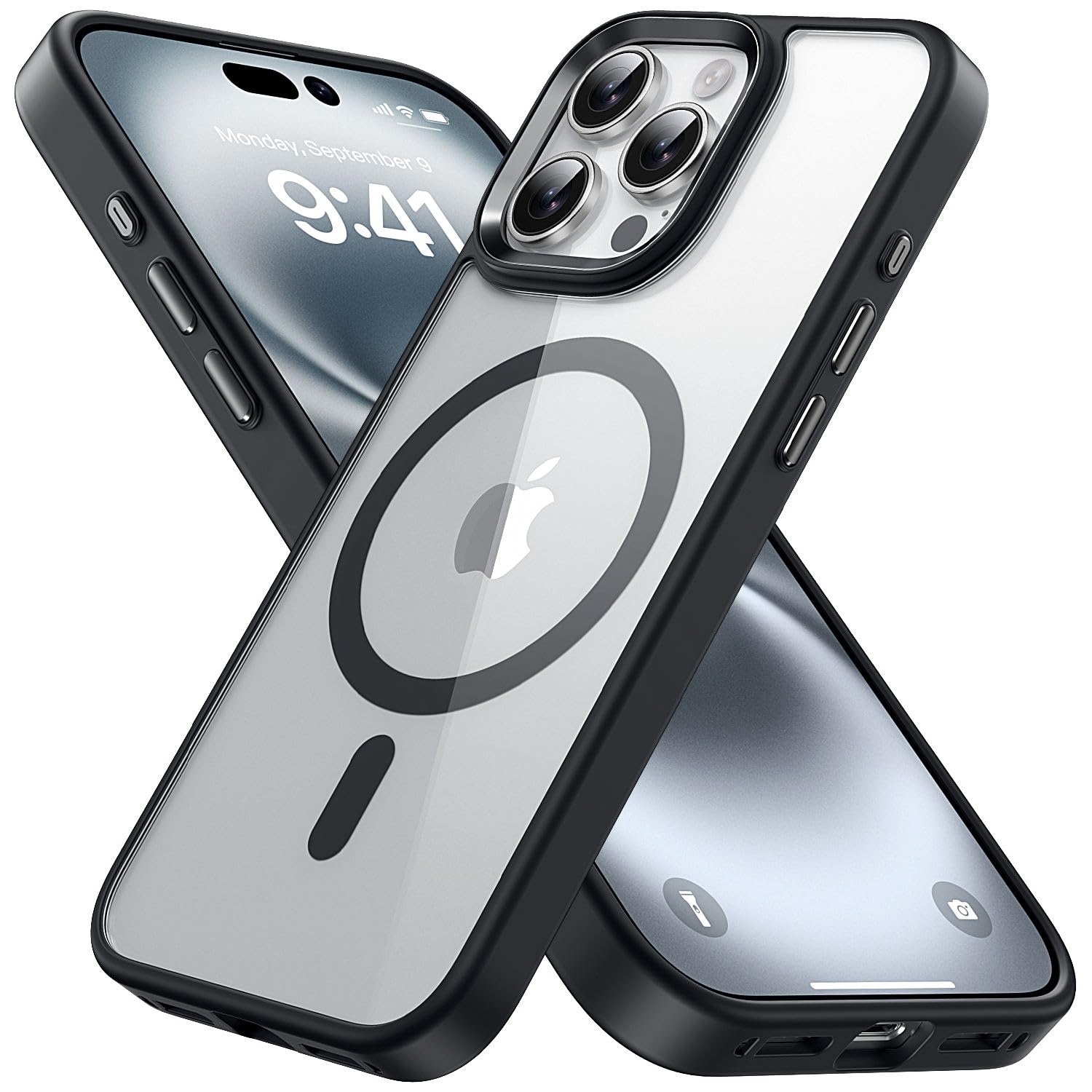 Gyizho Magnetic Case For Iphone 16 Pro Max Case, [Military Grade Drop Tested] [Compatible With Magsafe] Slim Protective Cover Tr