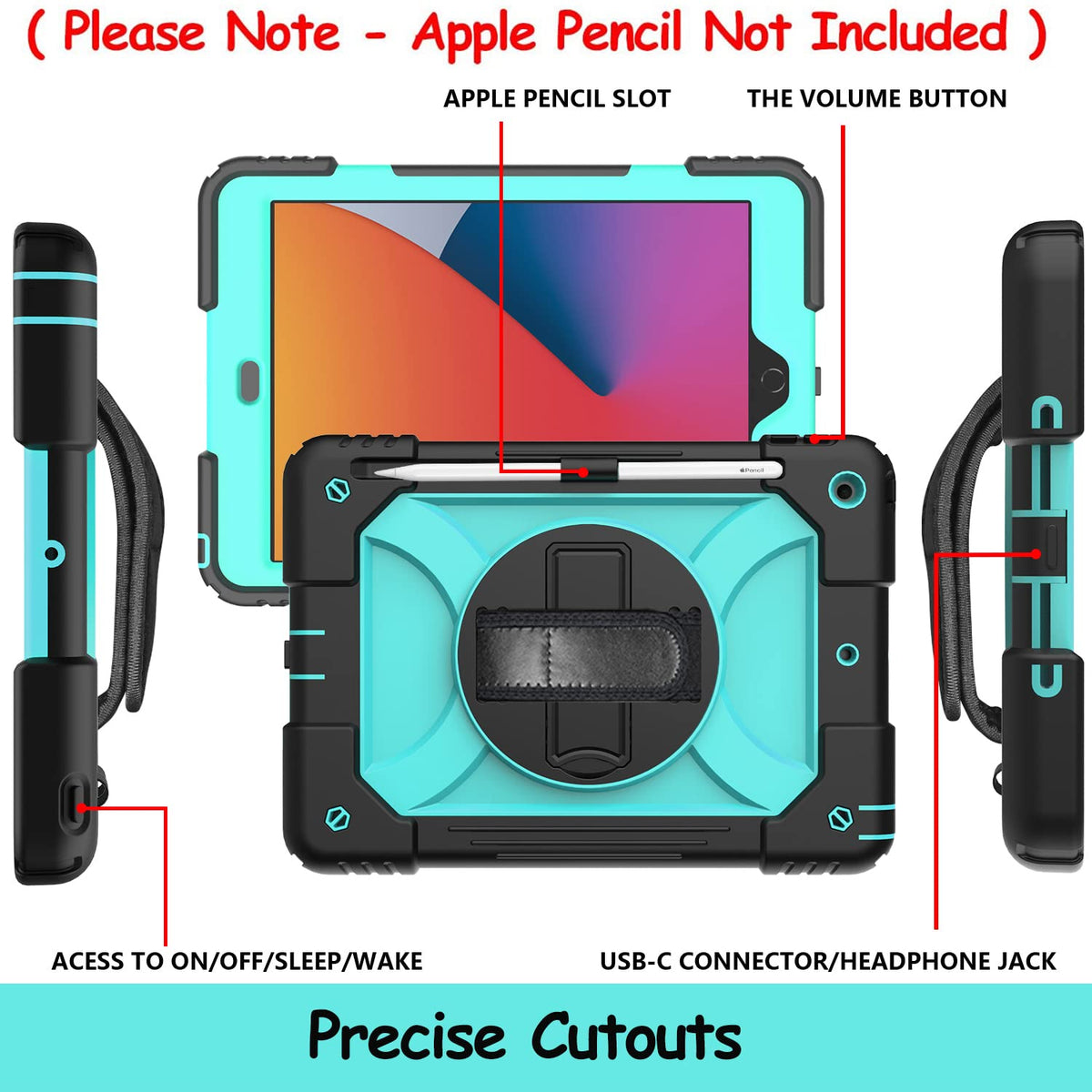 LTROP iPad 9th Generation Case, iPad 10.2 Case(2021/2020/2019), iPad ...