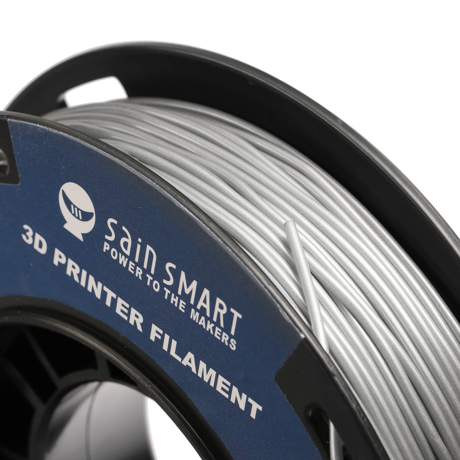 Sainsmart Tpu Filament 1.75 Silver Flexible Tpu 3D Printing Filament 1.75 Mm 250G Solid Color Dimensional Accuracy +/- 0.05 Mm