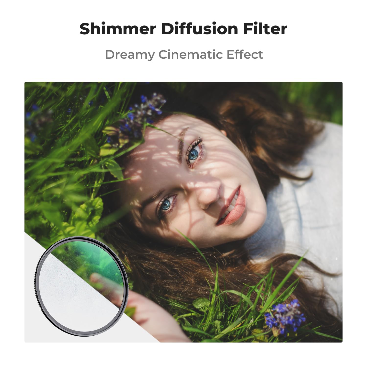 K&F Concept 82Mm Shimmer Diffusion 1 Filter Optical Glass 18 Multi Coated Glimmer Glass Effect Filter For Camera Lens With 3 Cle
