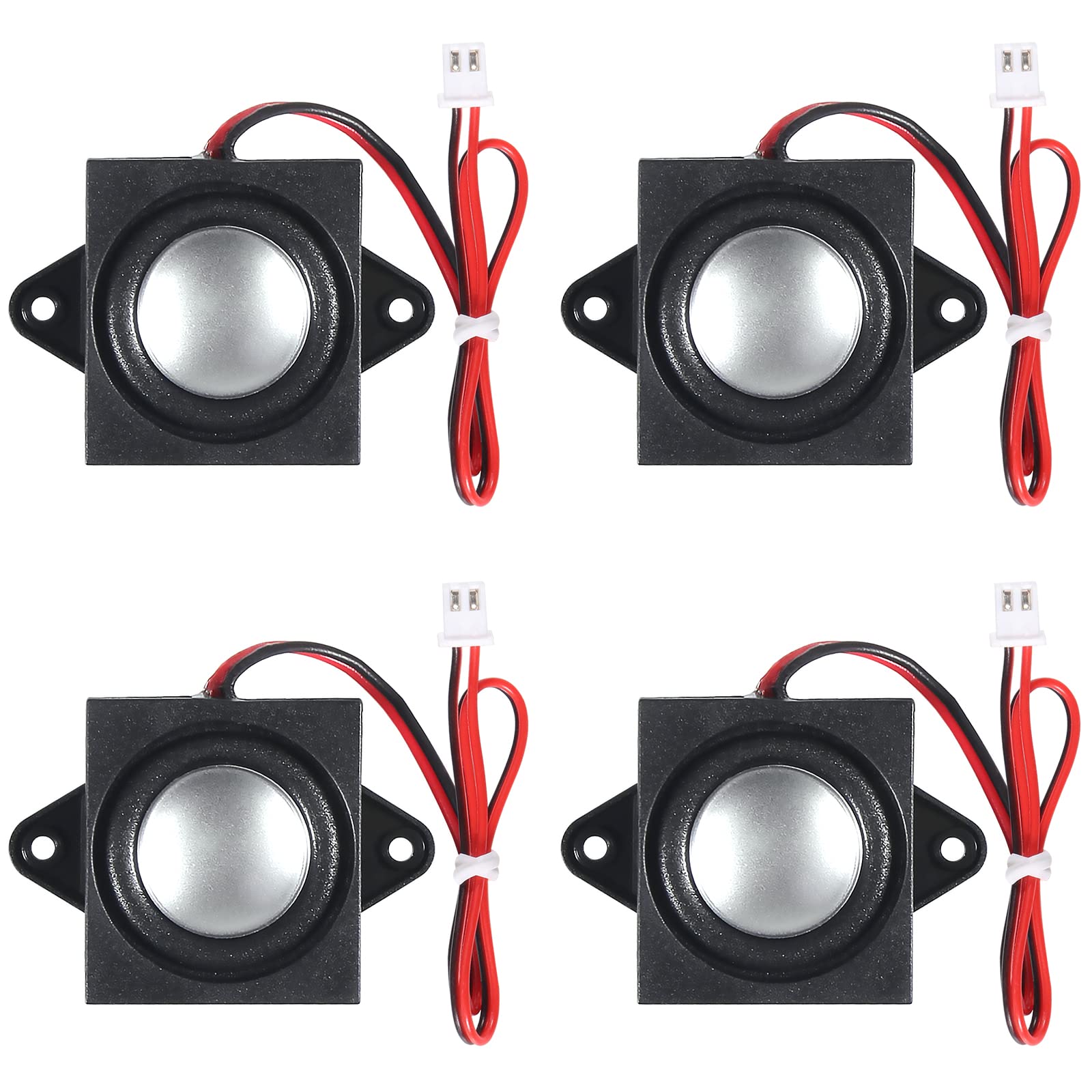 Dweii 4 Pcs Speaker 3 Watt 8 Ohm Mini Speaker 8Ohm 3W Loundspeaker Micro Speaker For Arduino With Jst Ph2.0 Interface For Small