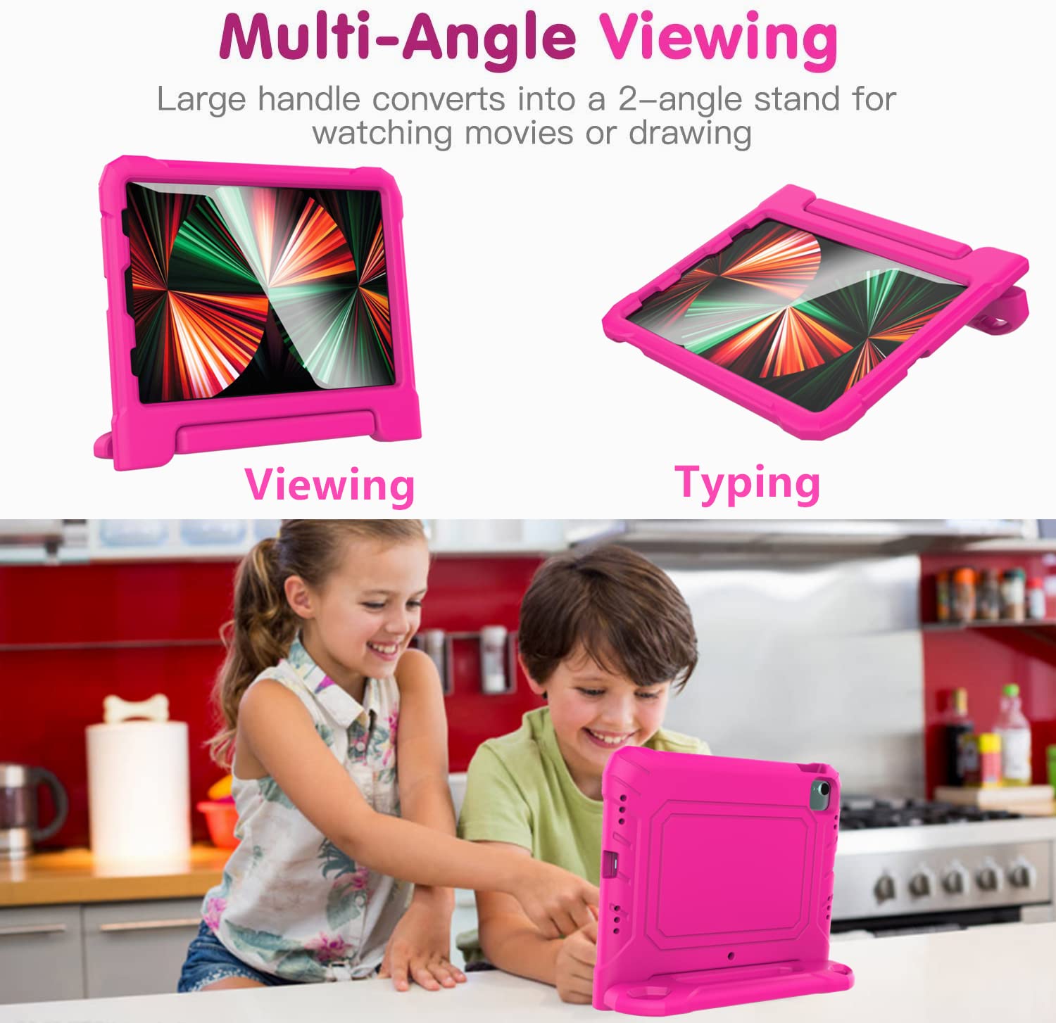 A Adenk Ipad Air 10.9 Inch 5Th/4Th Generation 2022/2020 Case For Kids, Ipad Pro 11 (3Rd/2Nd/1St Generation) With Built In Screen