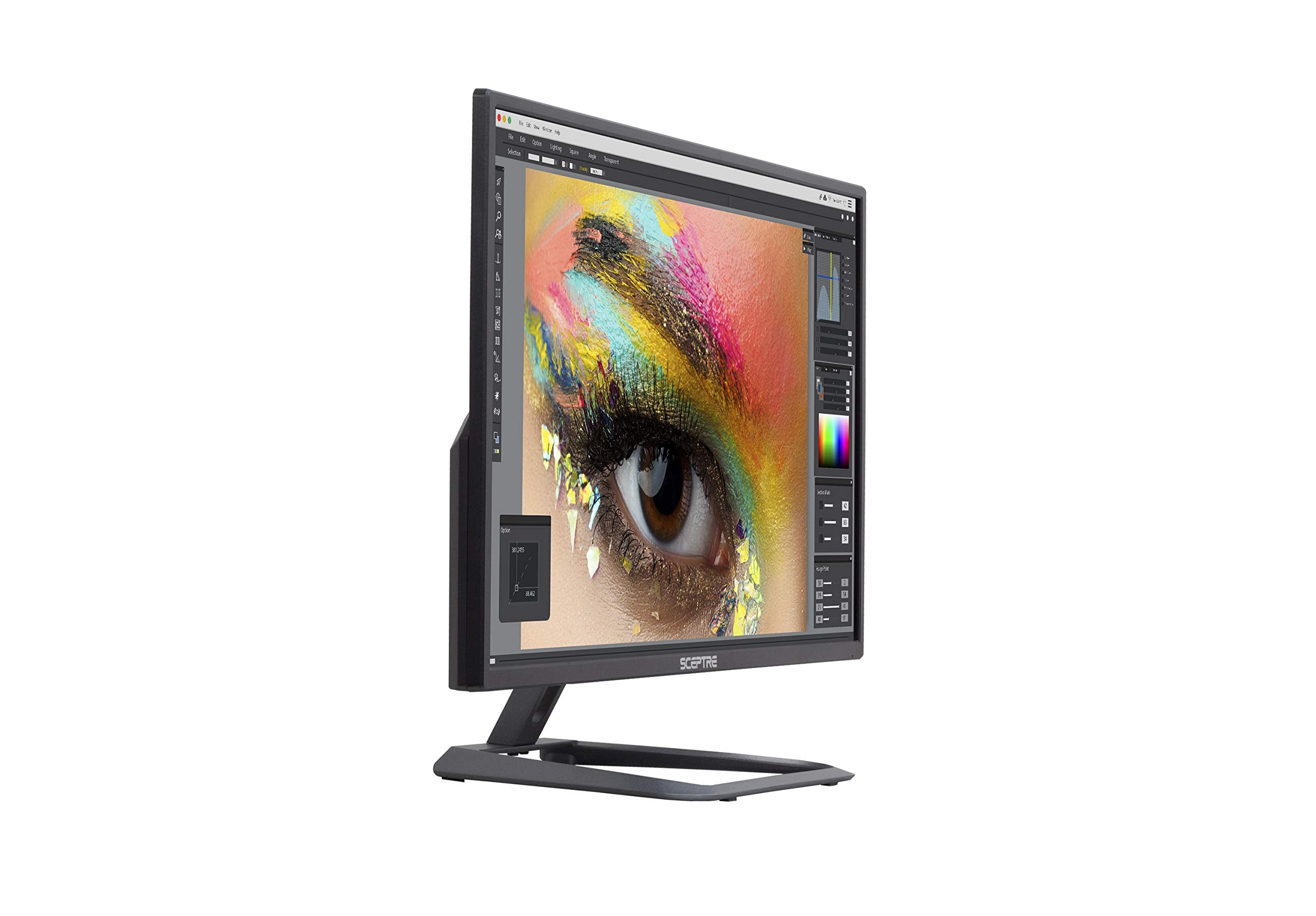 Sceptre Ips 27'' 4K Uhd Led Monitor Up To 75Hz Displayport Hdmi Dvi Build In Speakers, Frameless Machine Black 2020 (U279W 4000R