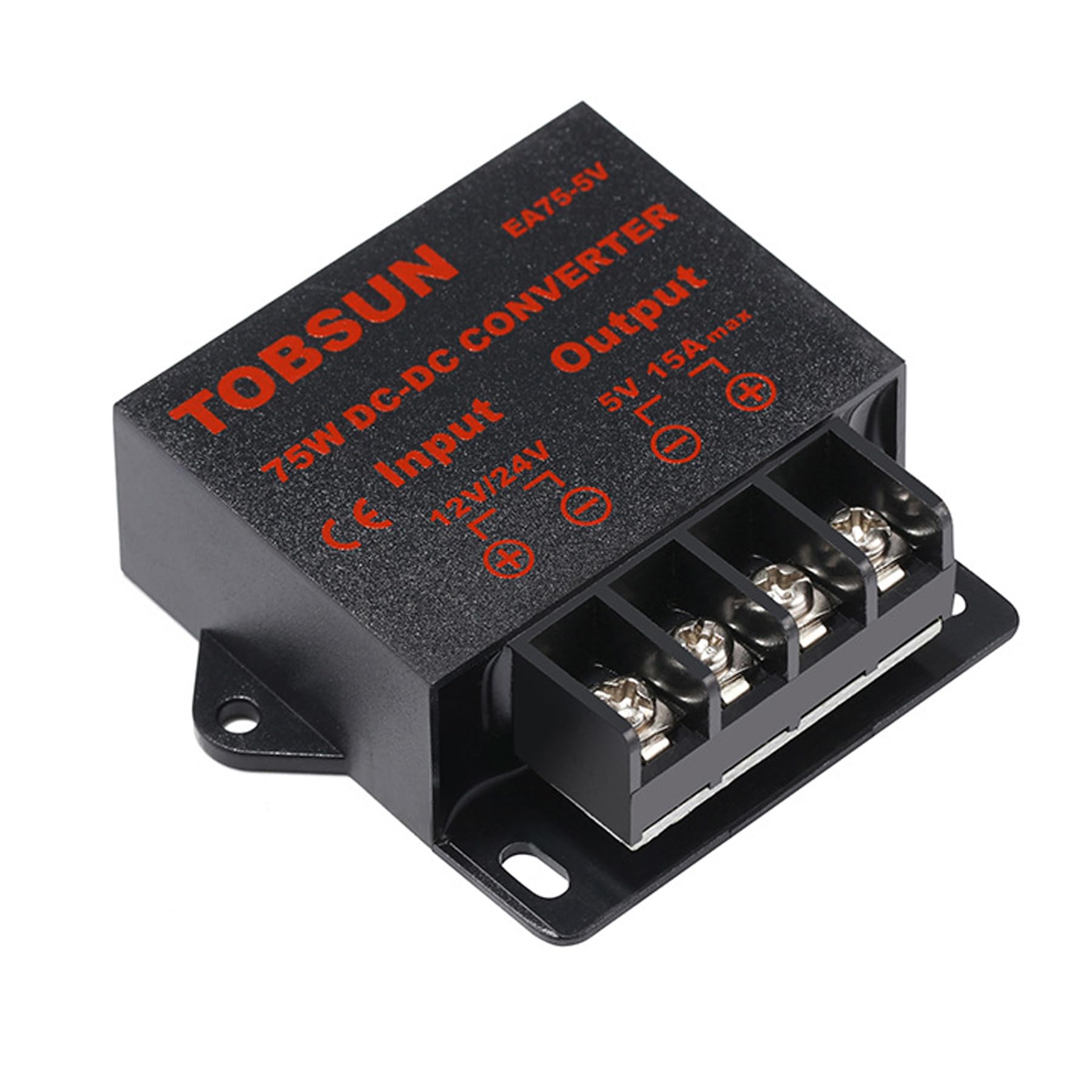 Mggi Dc/Dc 12V 24V To 5V 15A 75W Voltage Reducer Converter Regulator, Step Down Converter Regulator Dc To Dc Waterproof Power Su
