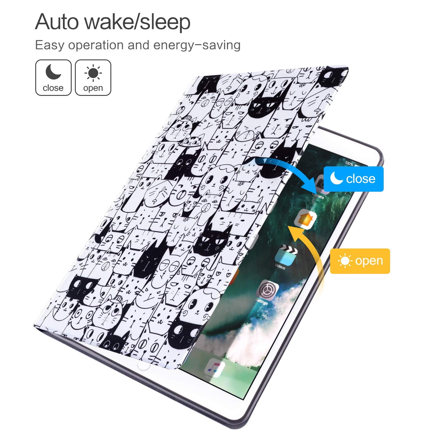 Ipad 9.7 2018/2017 Case, Ipad Air 2 Case, Ipad Air Cover, Vimorco Soft Tpu Back Cover For 5Th/6Th Gen, Bump Drop Resistance Foli