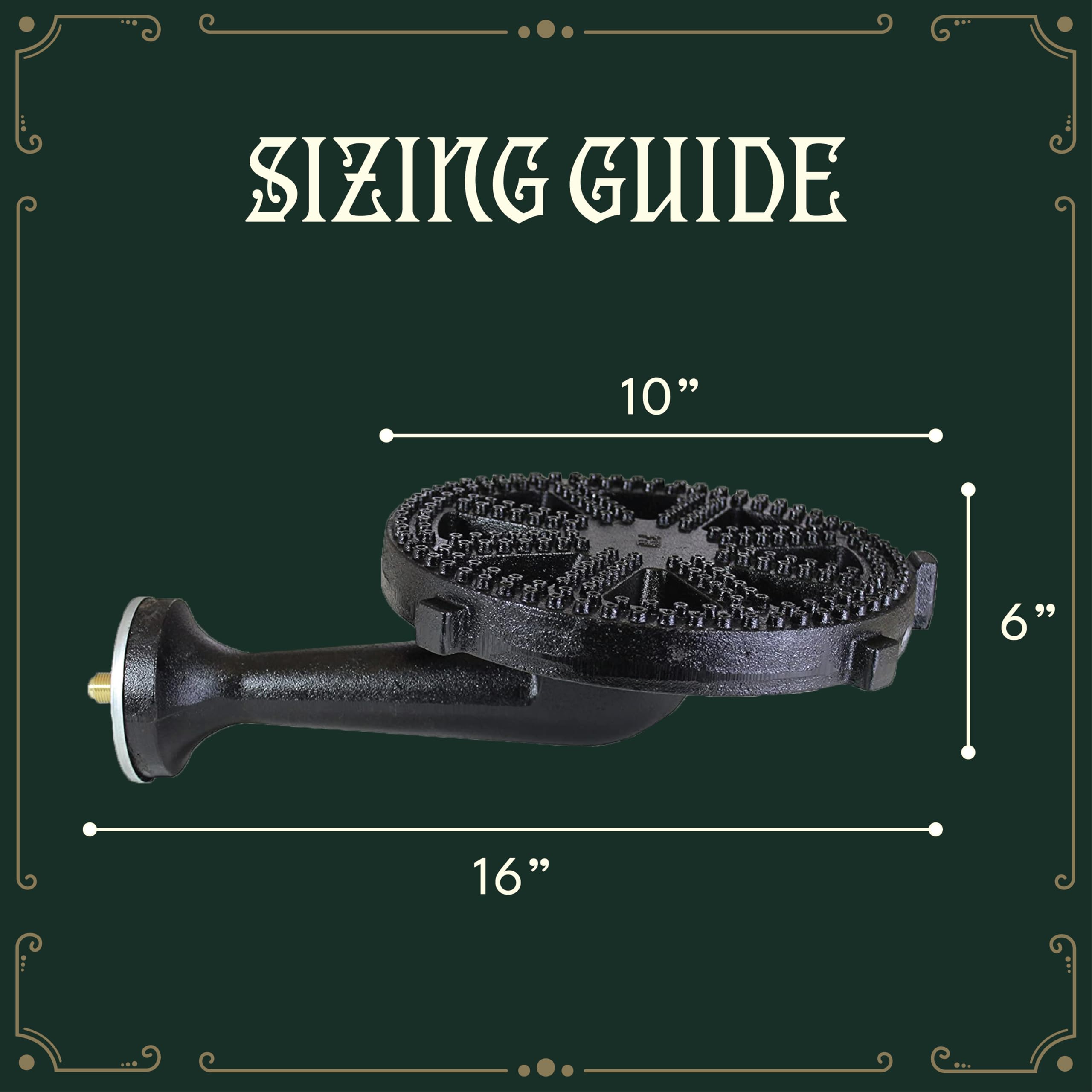 Concord Banjo Burner 10 Diameter Burner Head