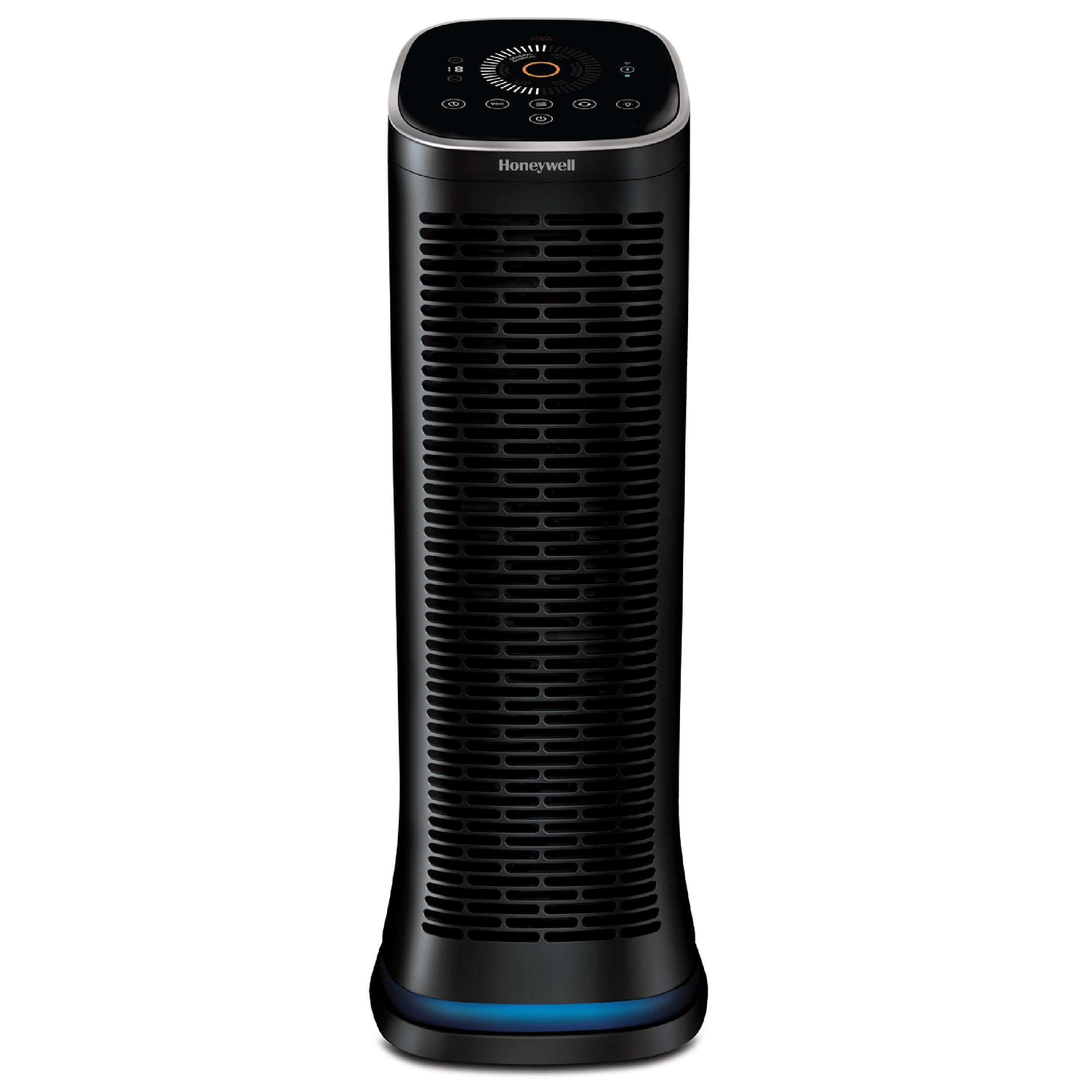 Honeywell HFD360 Air Genius 6 Air Purifier with Bluetooth, Permanent, Washable Filter, Large Rooms (260 sq. ft.), Black