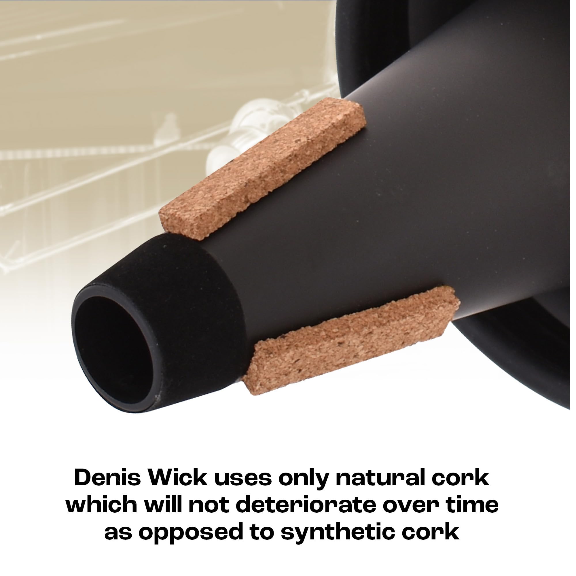 Denis Wick Synthetic Trumpet Cup Mute | Plastic Mute For Lower Tone Register | Accessories For Brass Players | Economy Priced Tr