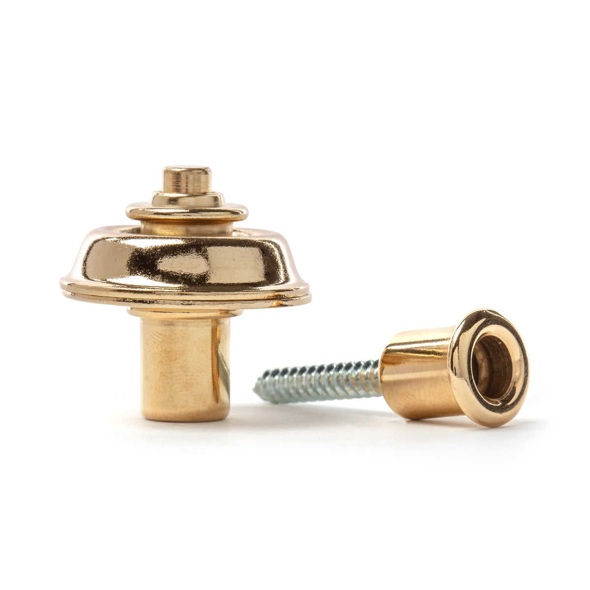 Jim Dunlop Sls1404G Straplok� Flush Mount Strap Retainer System, Gold, Large