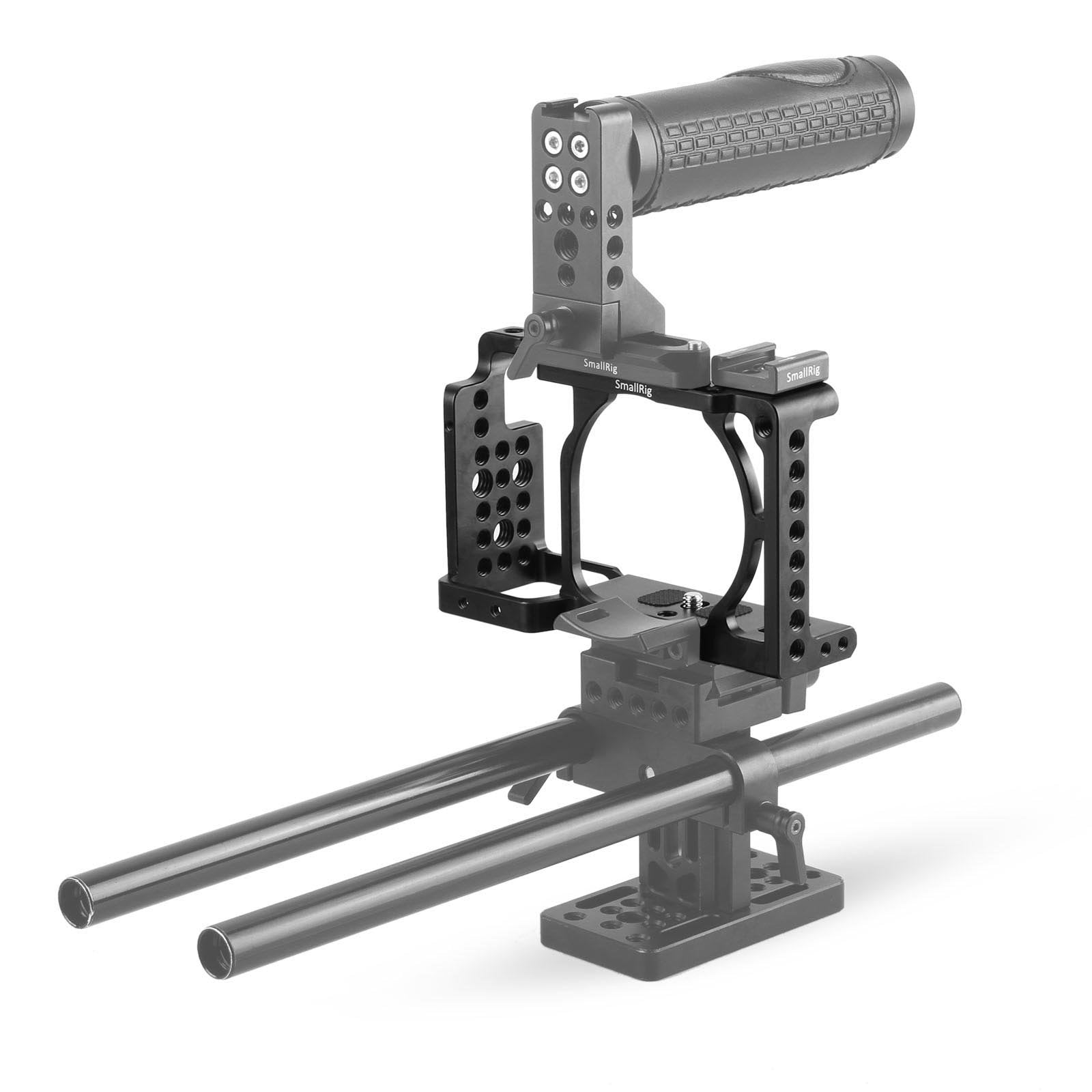 Smallrig Camera Cage Only For Sony A6000 A6300 Ilce-6000 Ilce-6300 Nex7, A6000 Cage With 1/4 3/8 Mounting Points And Built-In Co