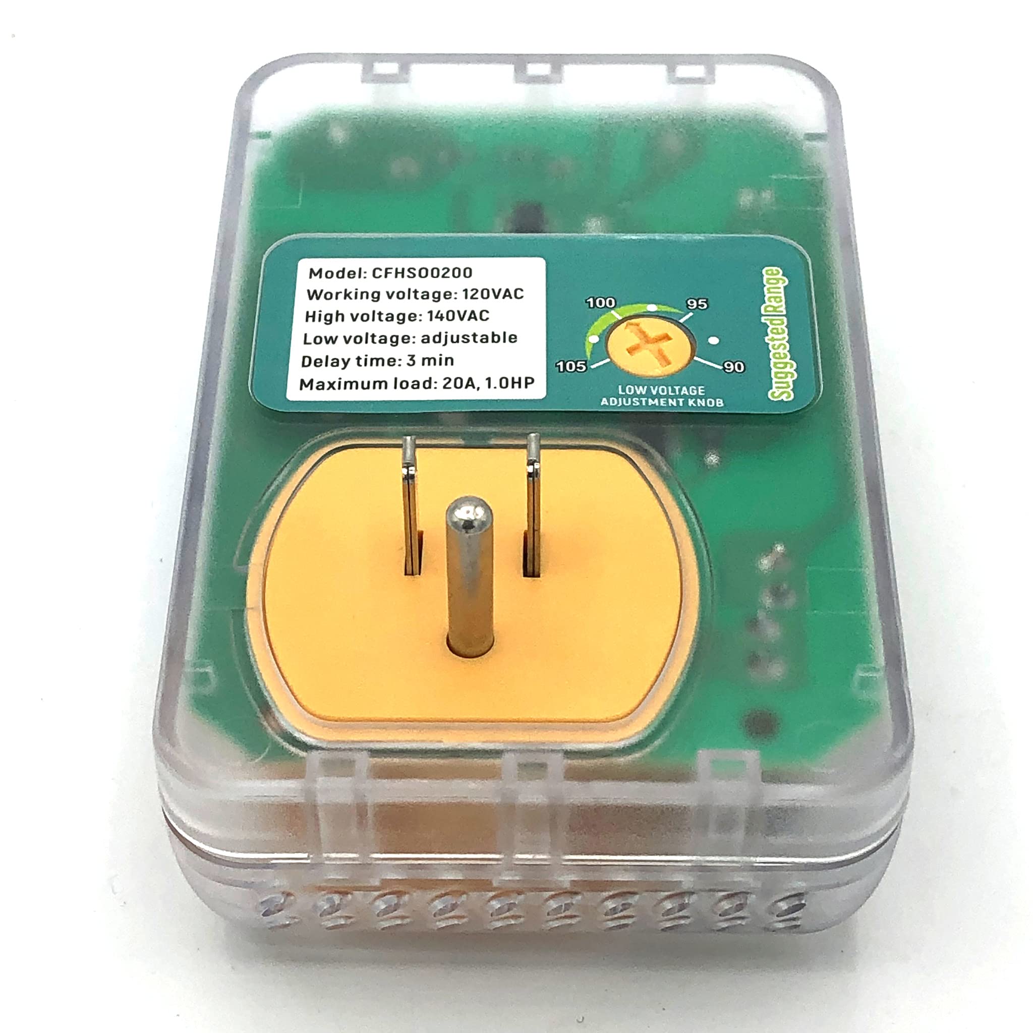 Heavy Duty 20 Amp 2400 Watt Appliance Surge Protector Smart Plug With Outlet Saver Power Cord