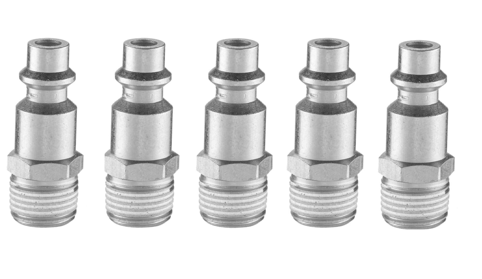 Prevost Irp 066251 1/4'' Male Npt Industrial Teflon Coated Steel Coupler Plug (5)