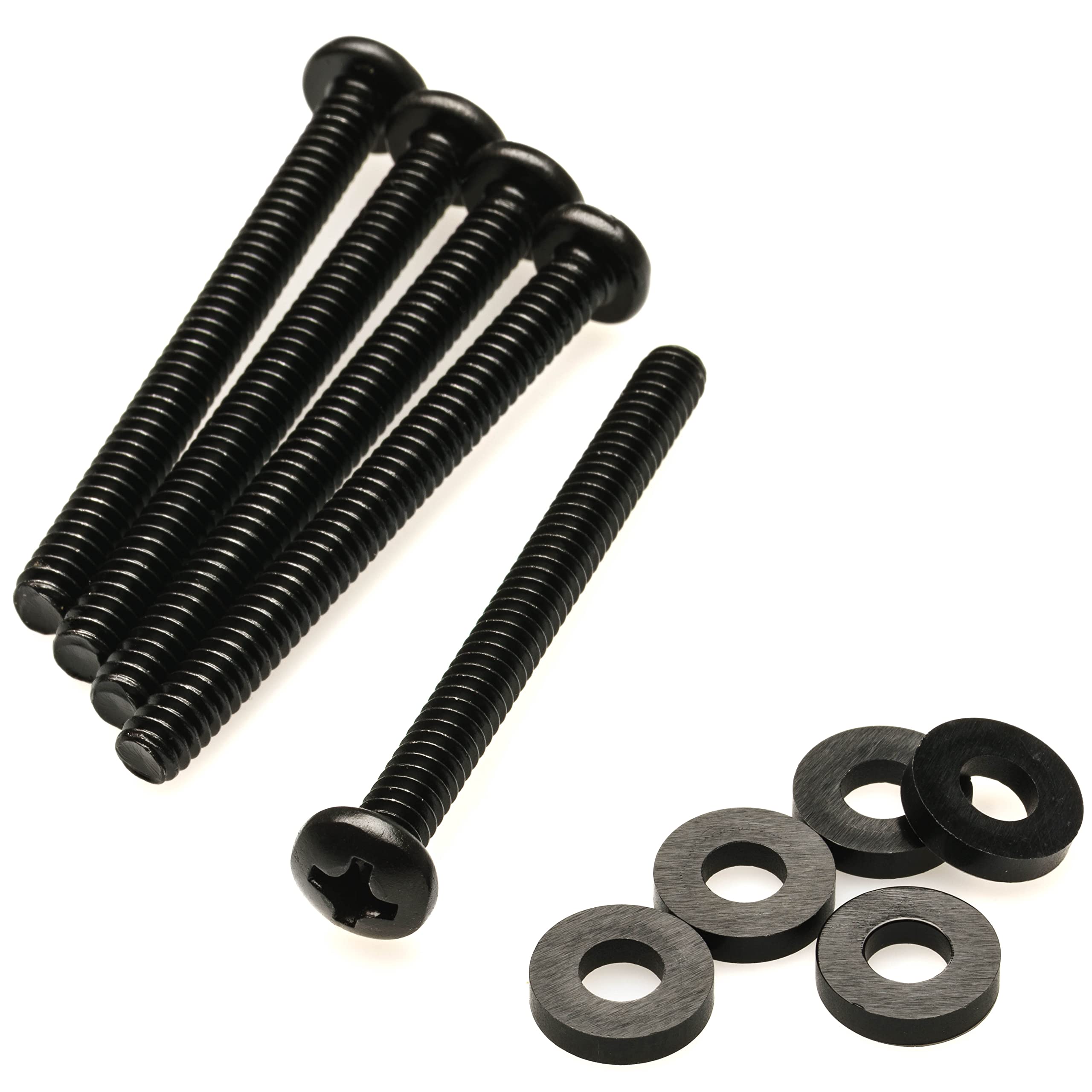 Crj 6 32 Unc Extra Long 1 1/2'' (37Mm) Computer Radiator Fan Screws Set For 25Mm And 30Mm Fans   20 Screws And 20 Washers