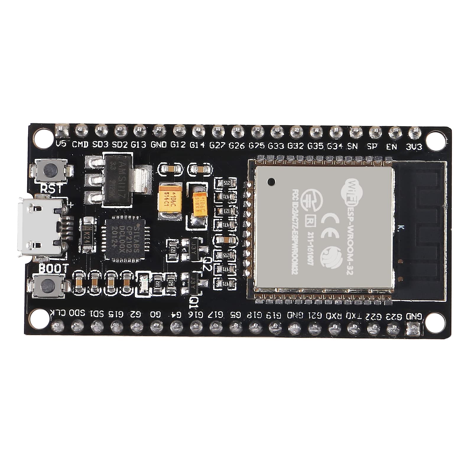 4Pcs Esp32 38Pin Development Board Esp 32S Microcontroller Processor Integrated 2 In 1 Microcontroller Esp Wroom 32 Chip Cp2102