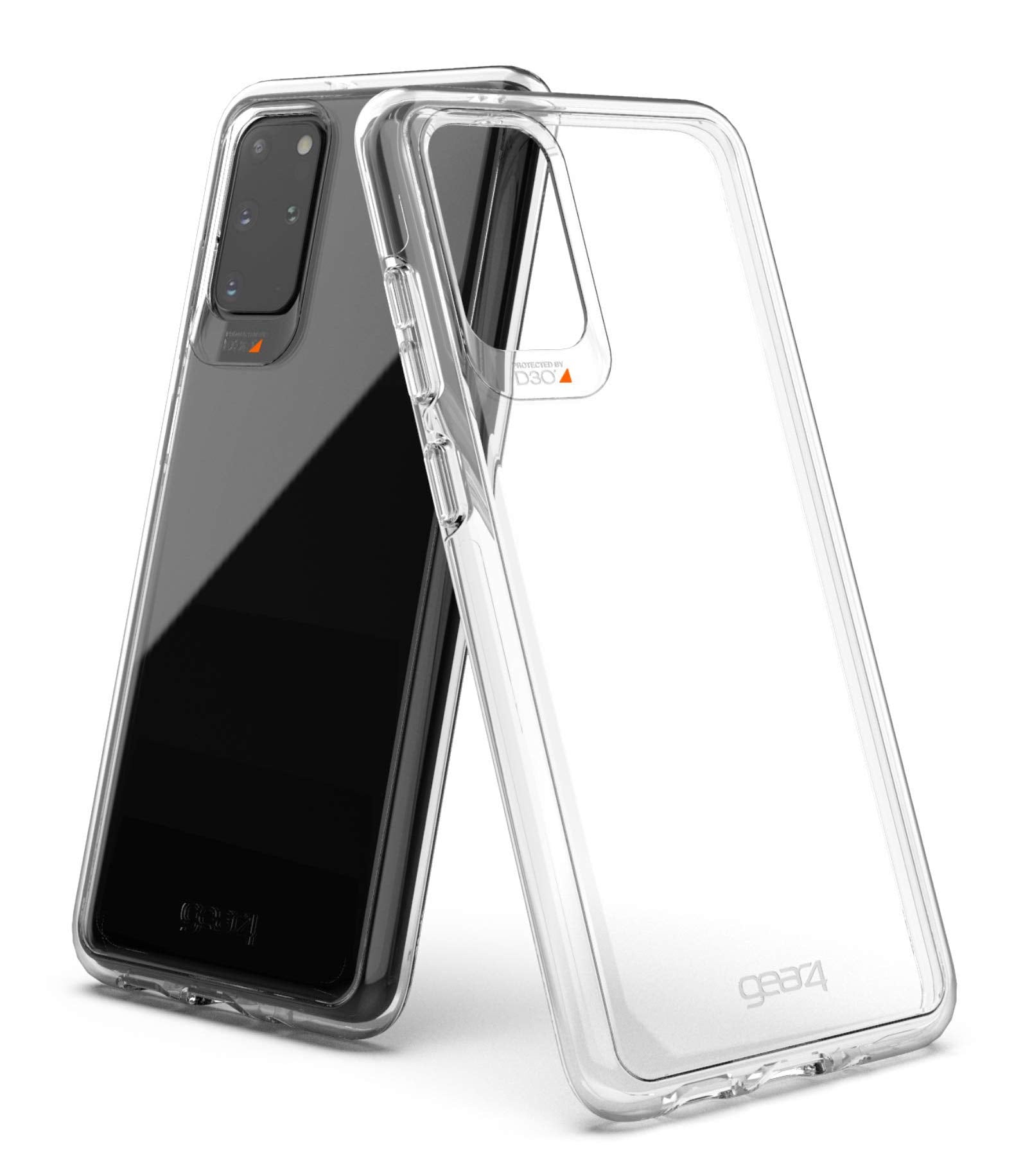 GEAR4 ZAGG Crystal Palace Designed for Samsung Galaxy S20+ Case, Advanced Impact Protection by D3O - Clear