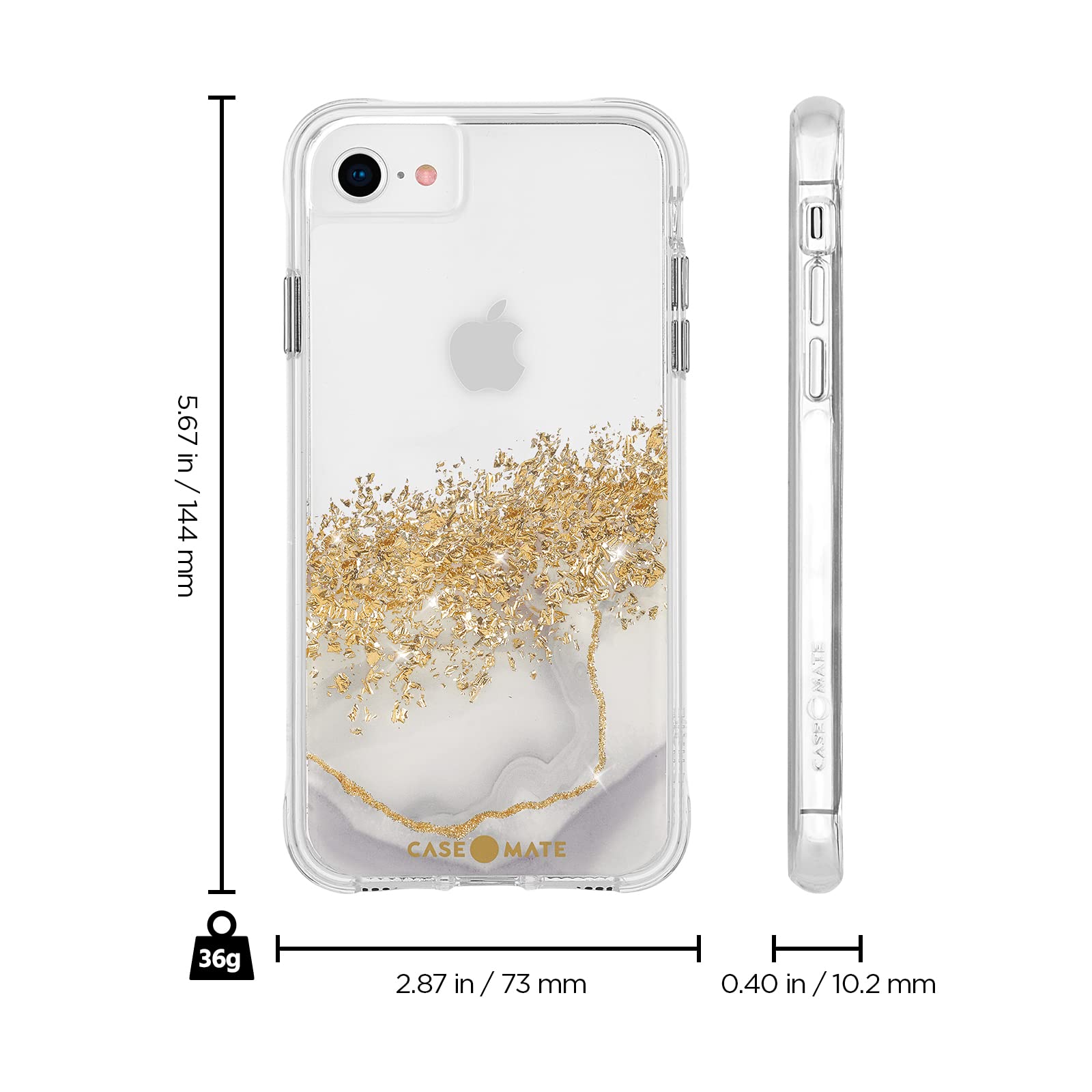 Case Mate   Karat Marble   Case For Iphone Se (Fits 2020 And 2022 Devices)  Marble Design   10 Ft Drop Protection   Karat Marble