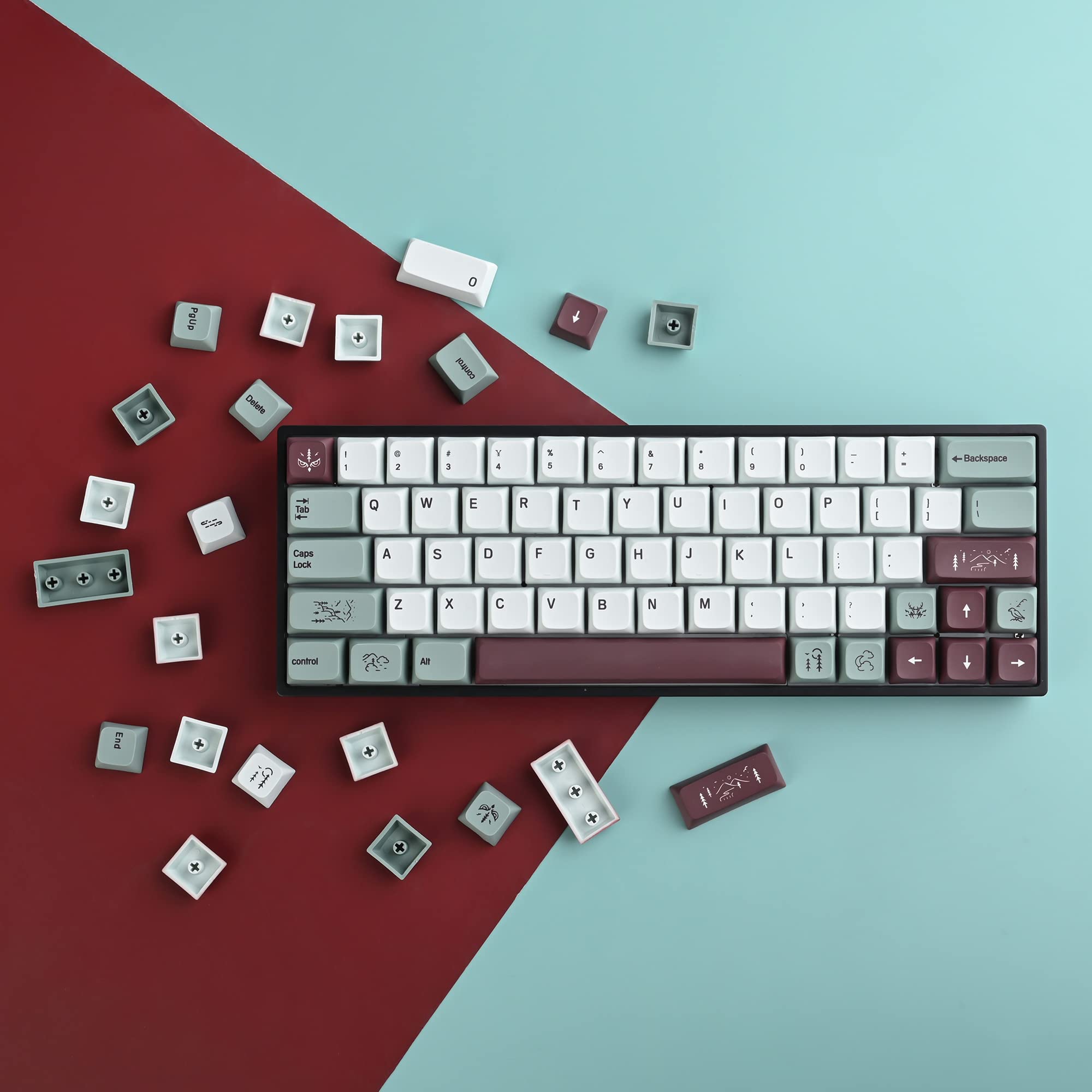 Misty Pbt Custom Keycaps